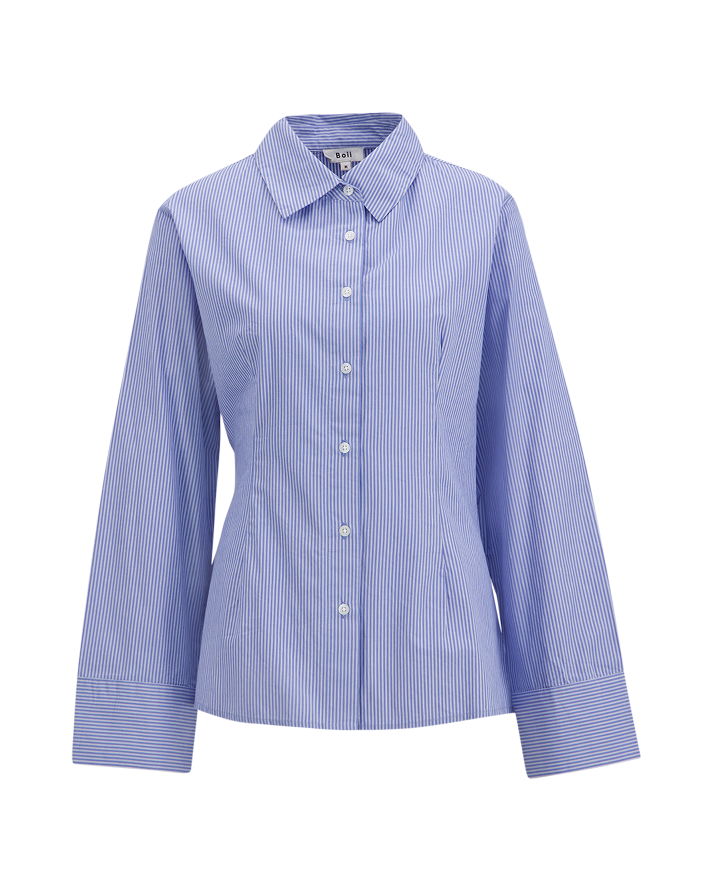 Boii Studios Bobbie Stripe Shirt LICHTBLAUW 1