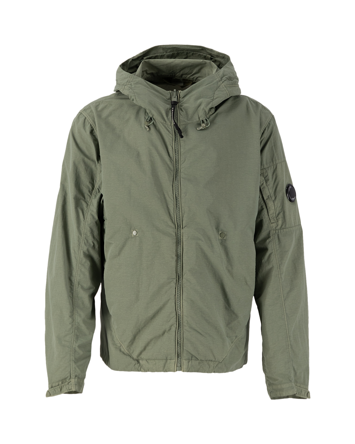 C.P. Company Flatt Nylon Reversible Hooded Jacket GROEN 3
