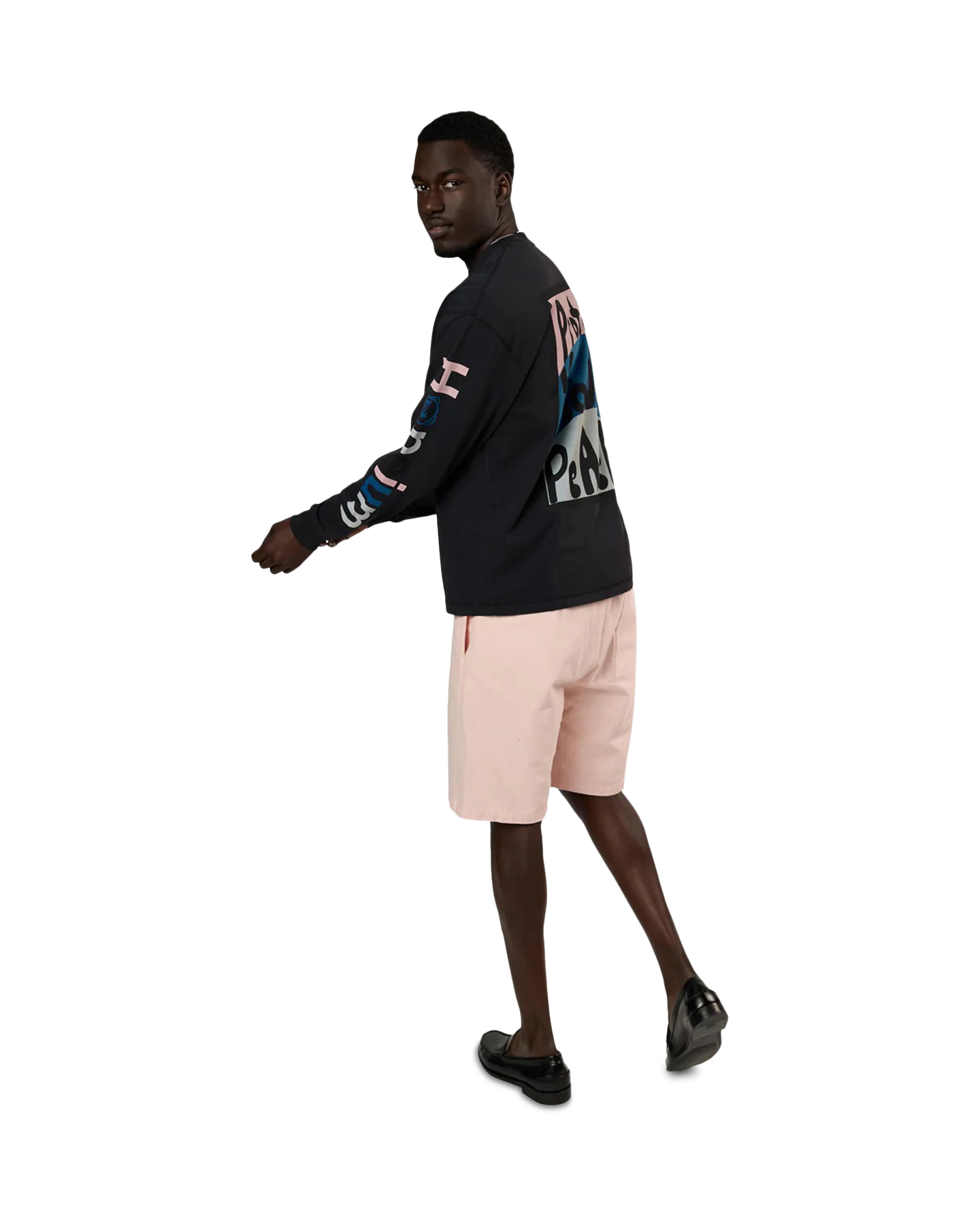 Hopeium Protect Your Peace Tee L/S ZWART 4