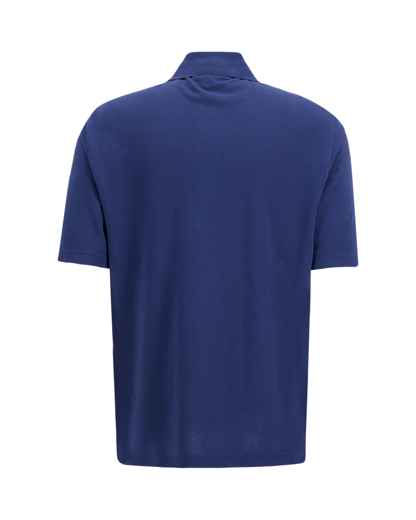 AMI Paris Polo Boxy Fit Avec Patch Crochet Ami De Coeur BLAUW 2