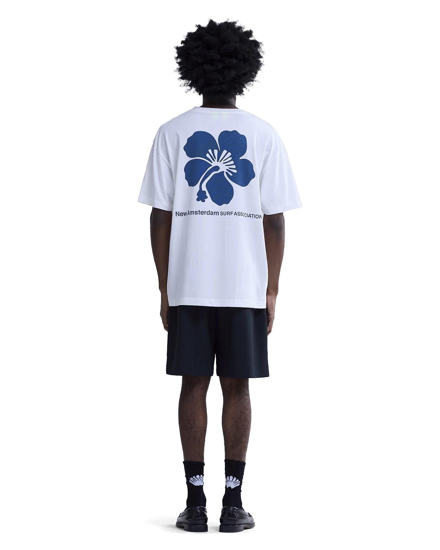 New Amsterdam Surf Association Hibiscus Tee WIT 3