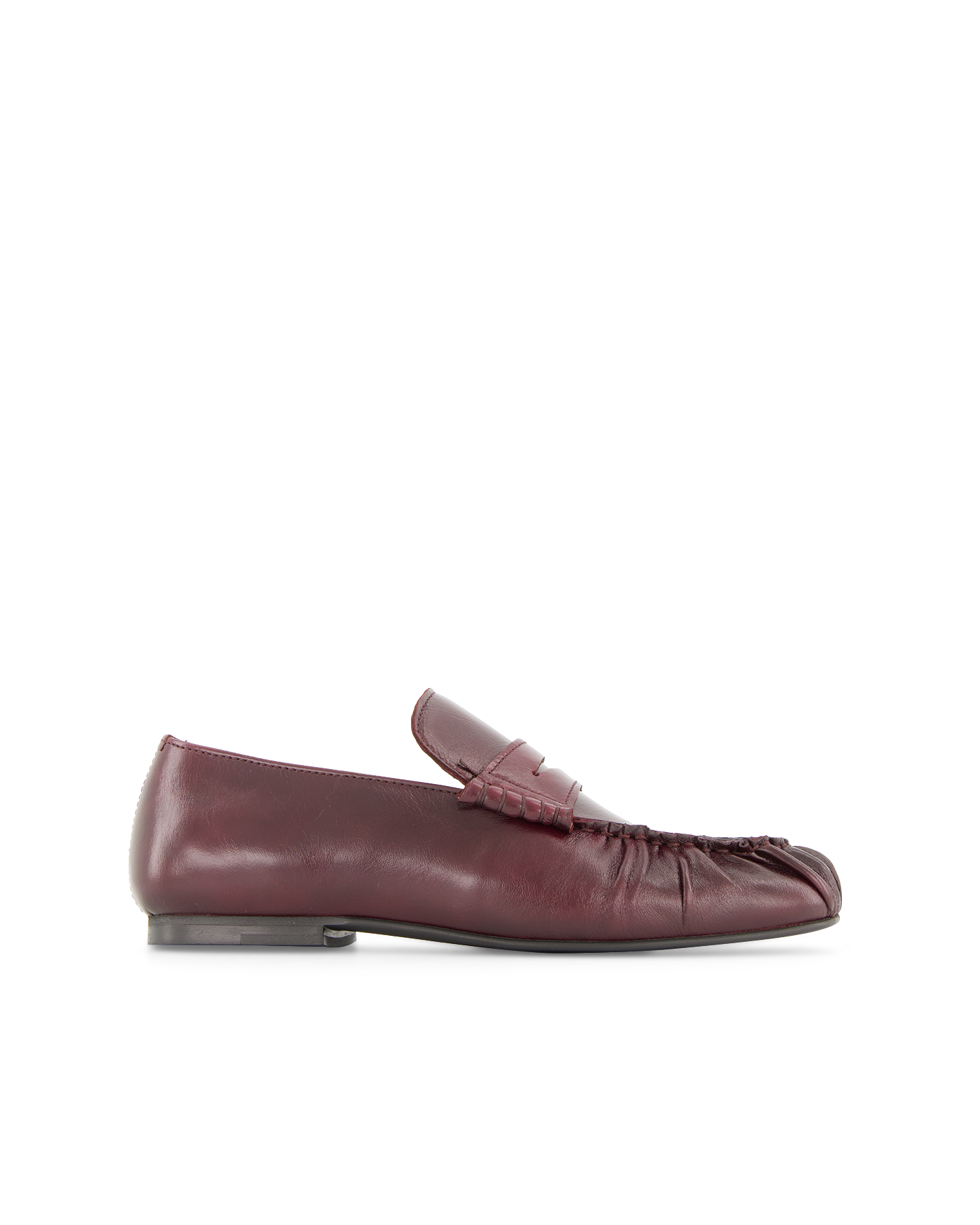 Alohas Aven Rift Burgundy Leather Loafers ROOD 1