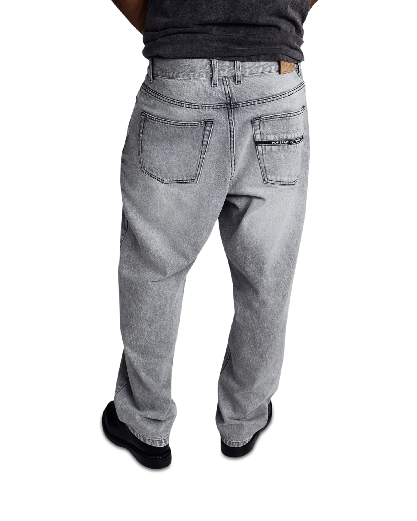 POP Trading Company Drs Denim Pants LICHTGRIJS 4