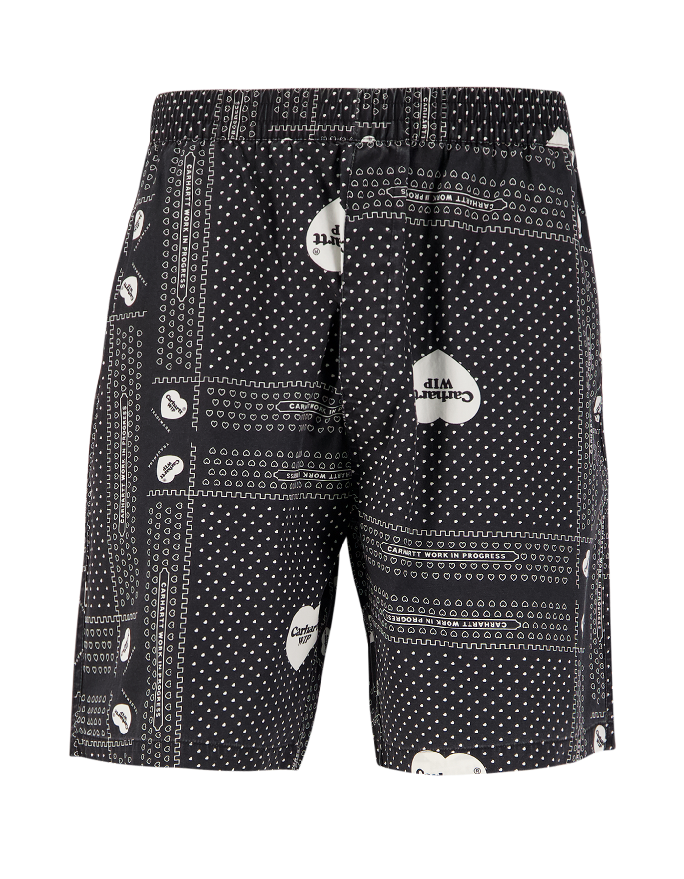 Carhartt WIP Heart Bandana Short ZWART 1