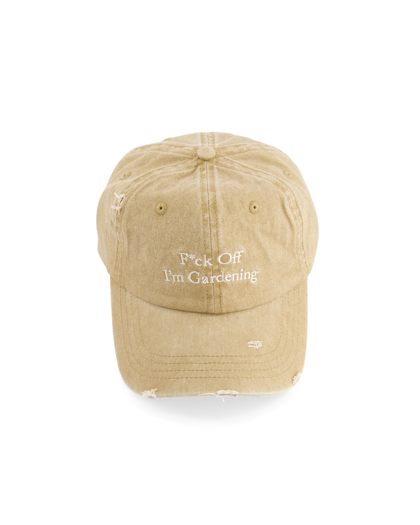 Brams Fruit F*ck Off Im Gardening Cap Distressed BRUIN 2