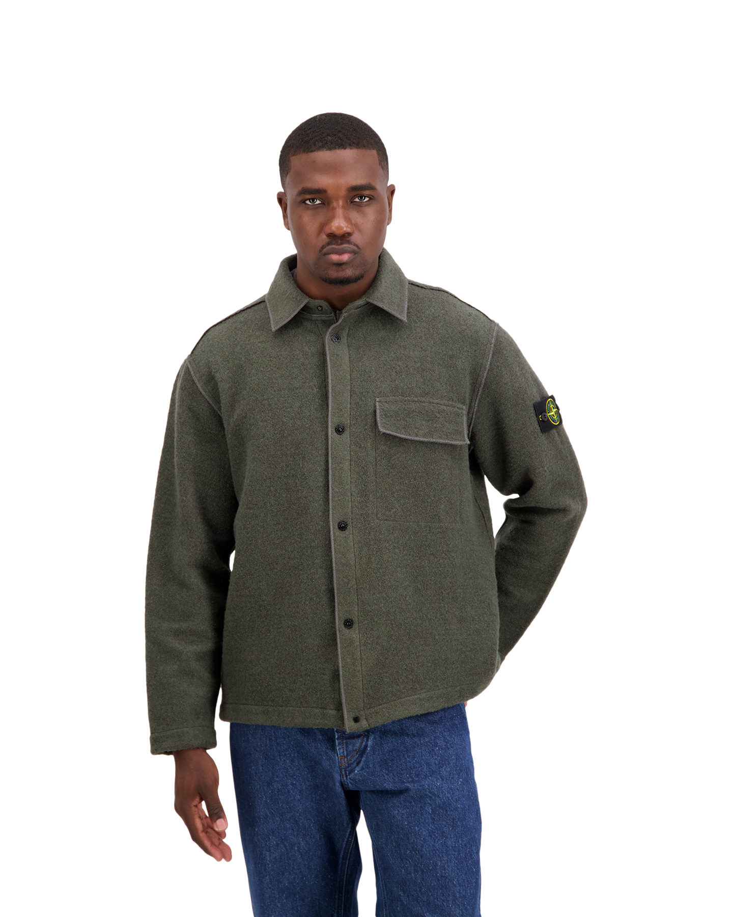 Stone Island 1200034 Overshirt ANTHRACIET 3