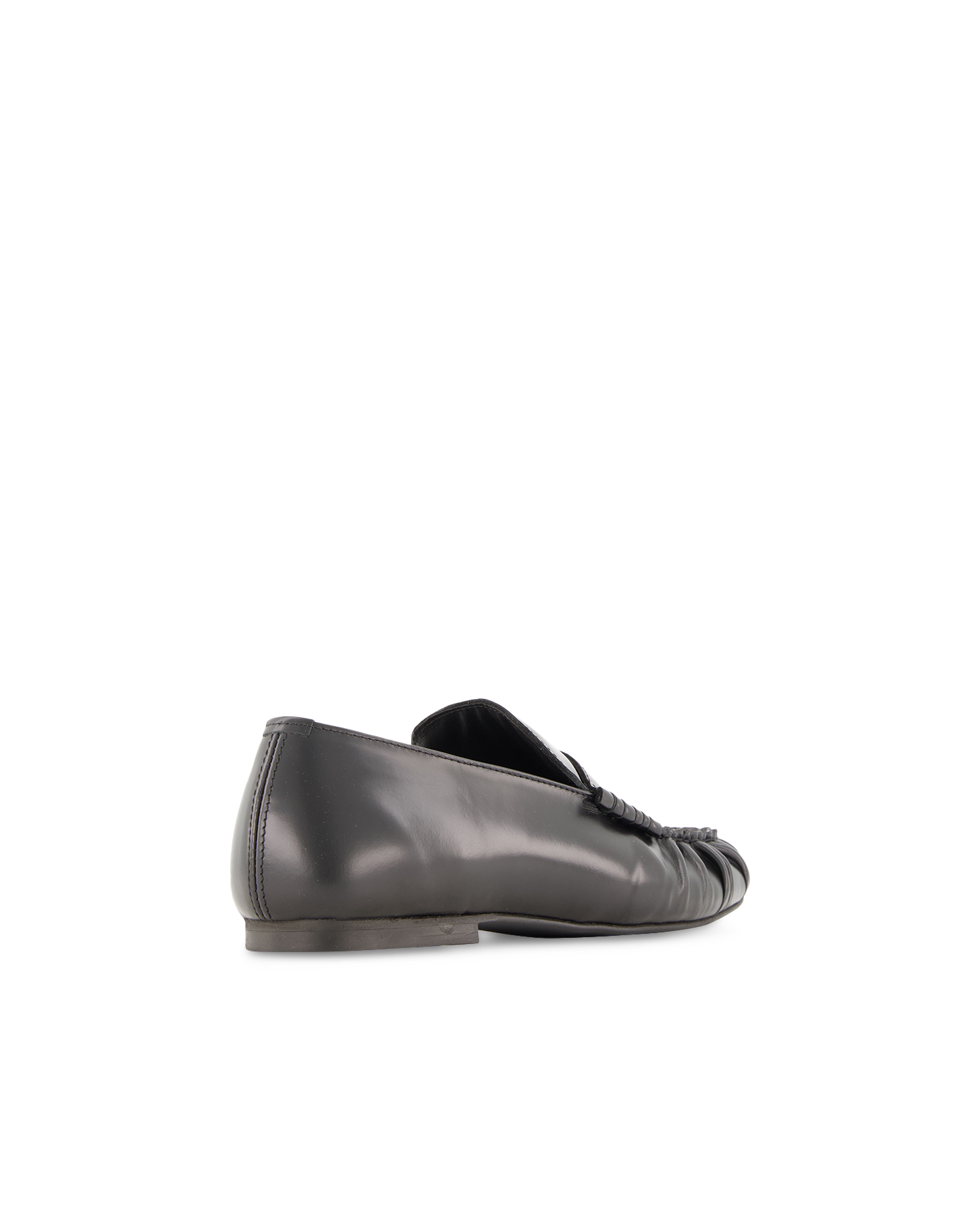 Alohas Aven Black Leather Loafers ZWART 4