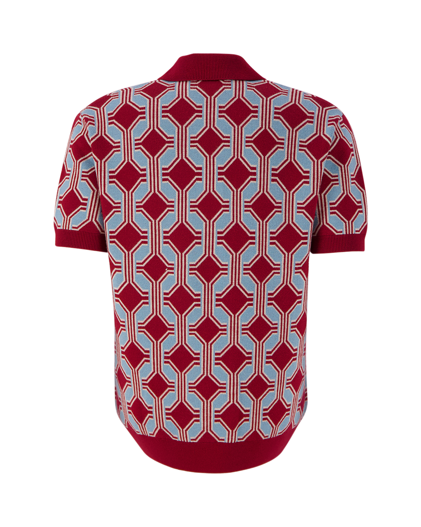 Drole de Monsieur La Maille Polo Géométrique ROOD 2