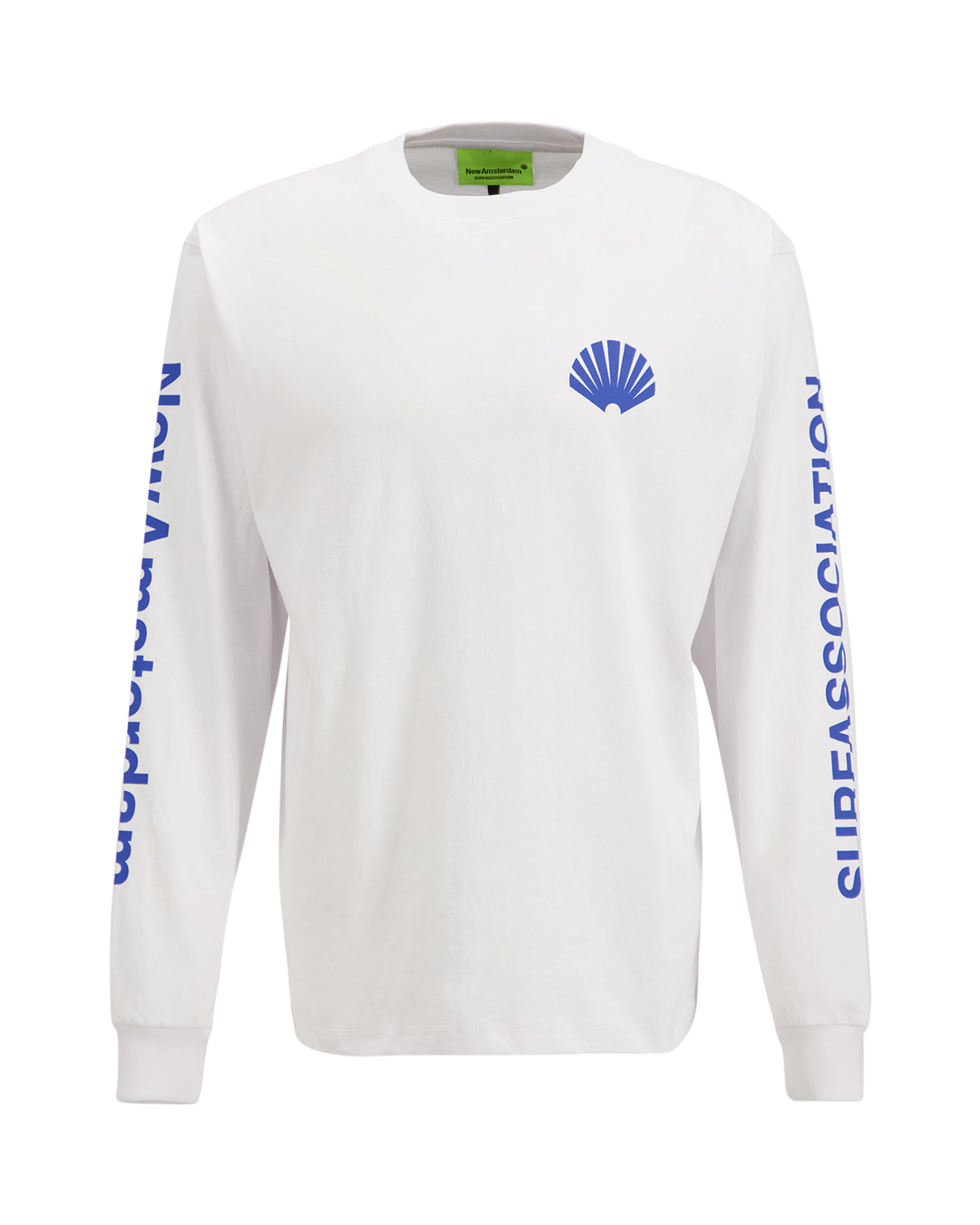 New Amsterdam Surf Association Logo Longsleeve WIT 2