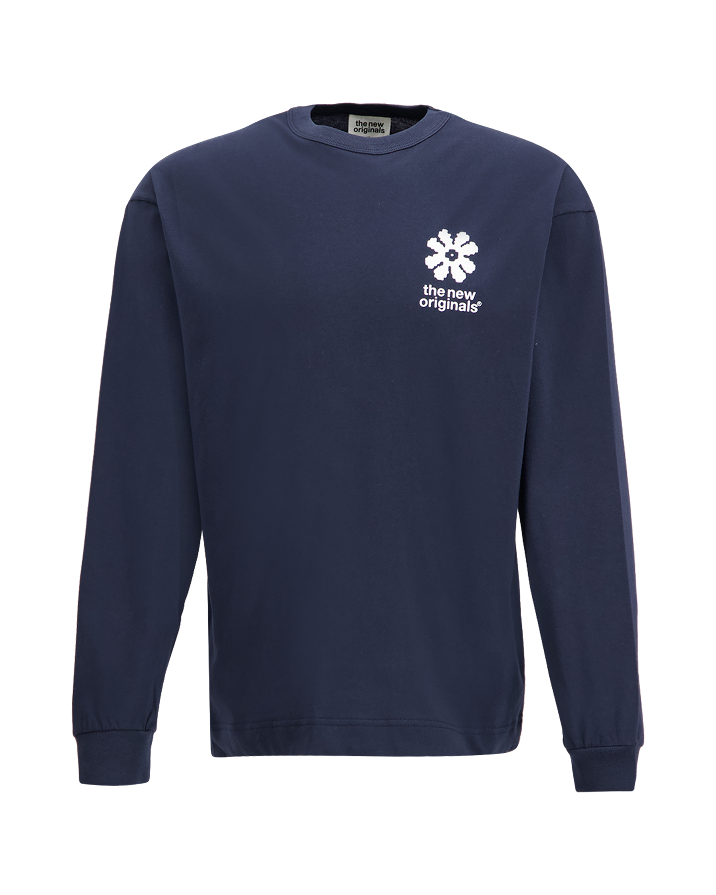 The New Originals Crochet Flower Longsleeve DONKERBLAUW 2