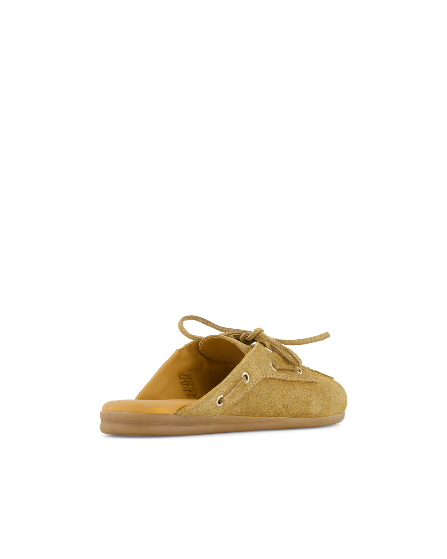 Posa Boat Loafer Mule - Suede BEIGE 4