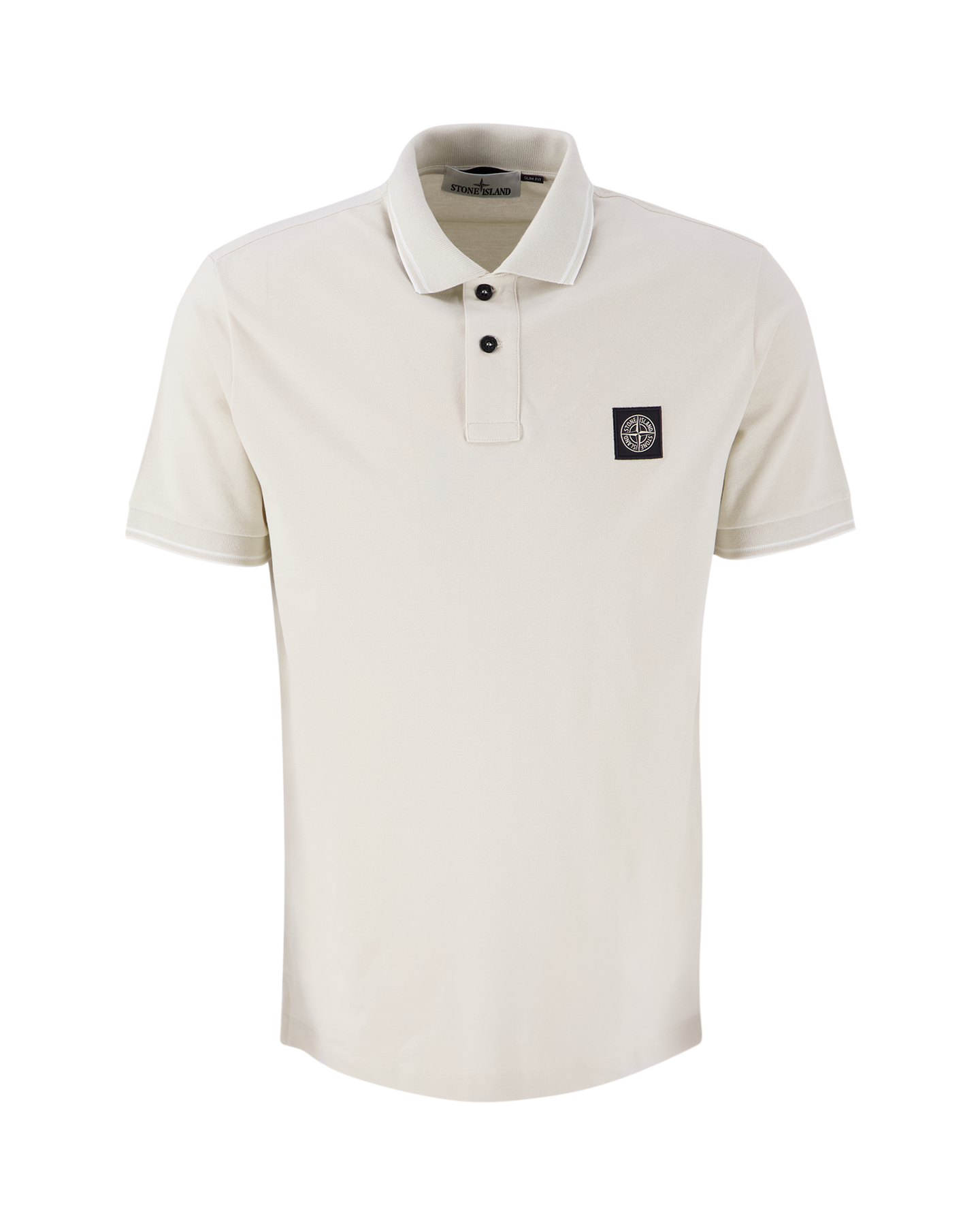 Stone Island 2SC18 Cotton Pique Polo BEIGE 1