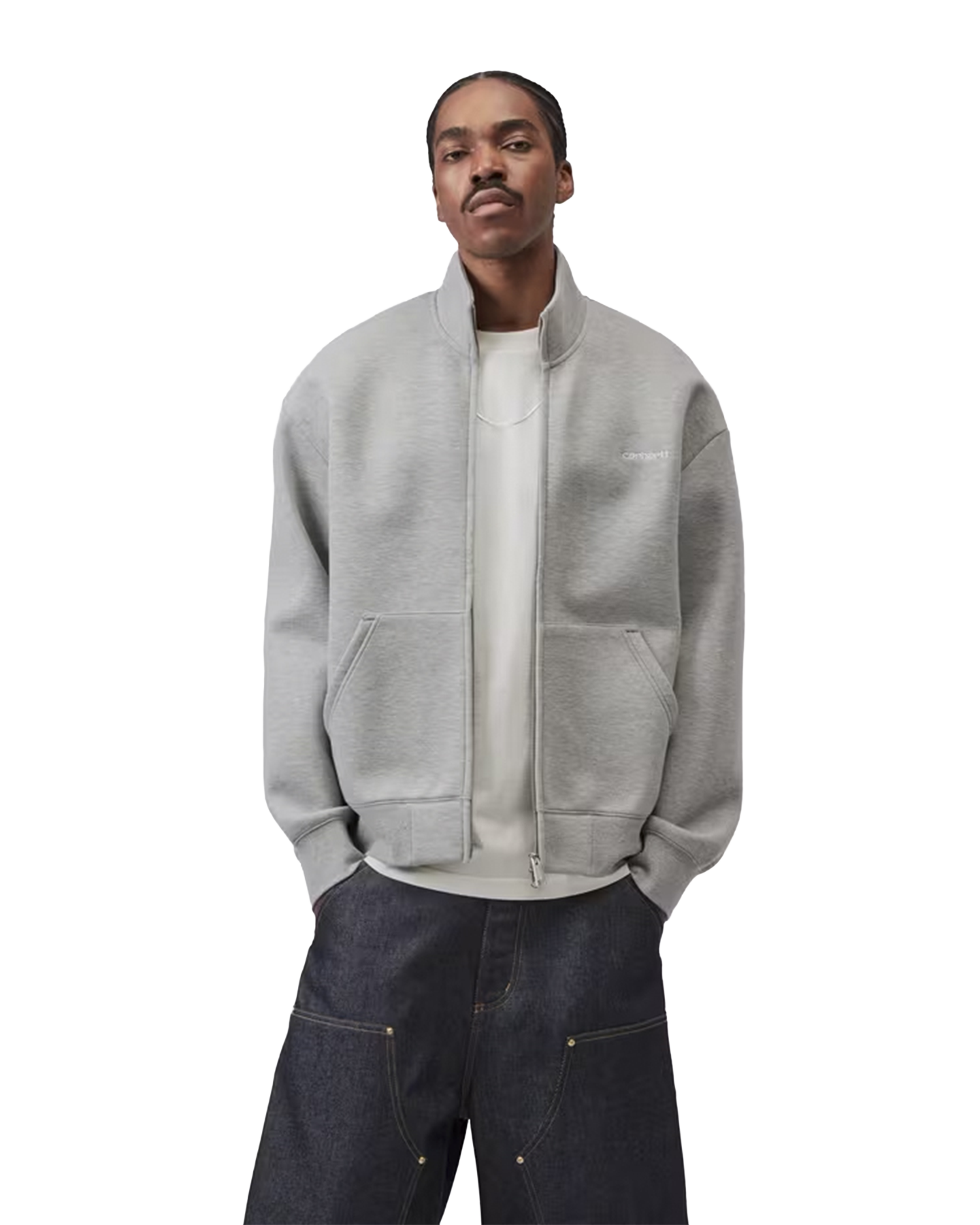 Carhartt Alda Zip Sweat Jacket LICHTGRIJS 3