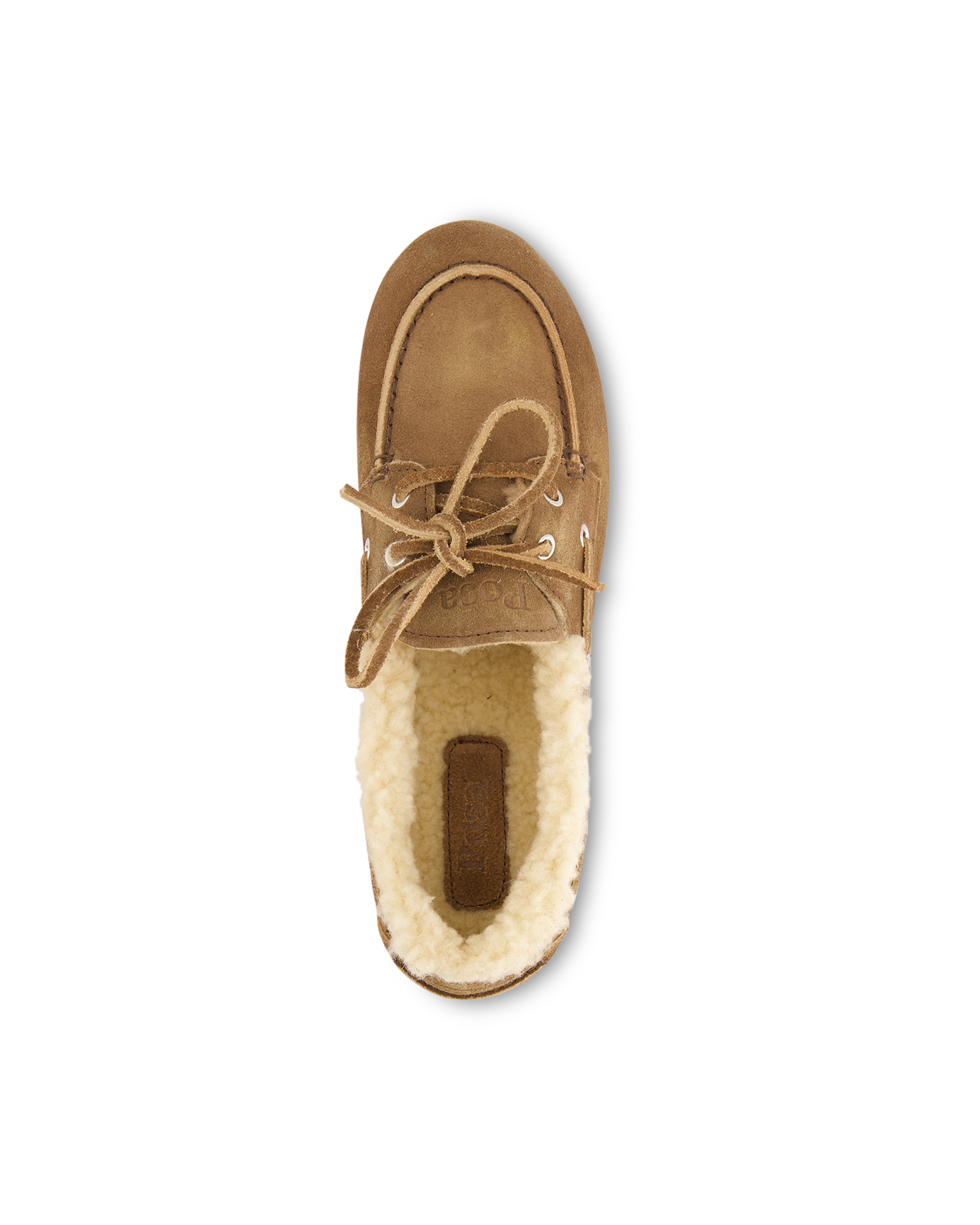Posa Boat Loafer Brushed - Fur suede DONKERBRUIN 5