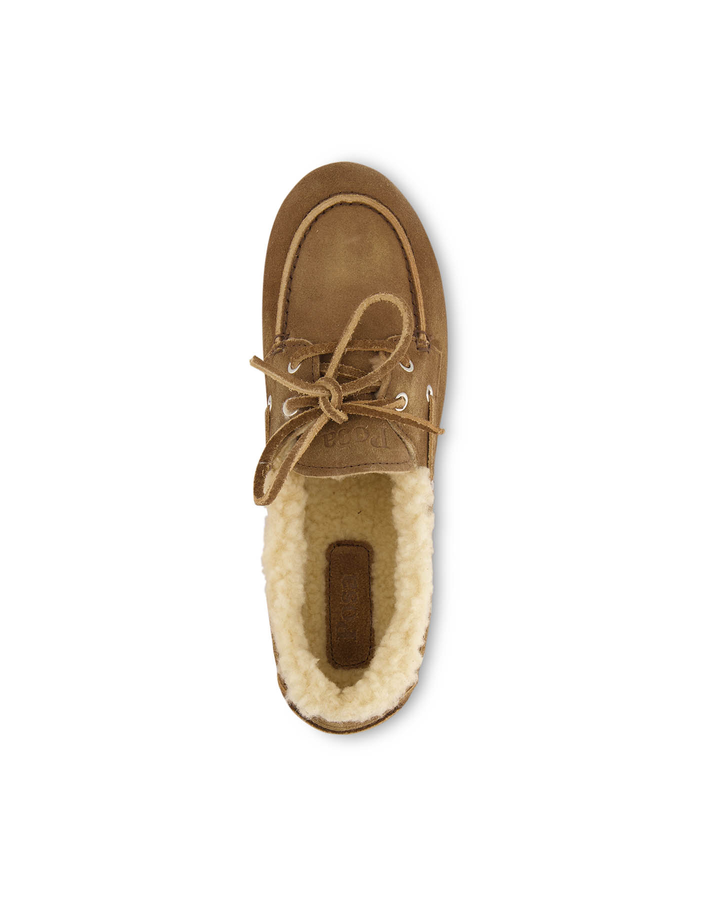 Posa Boat Loafer Brushed - Fur suede DONKERBRUIN 5