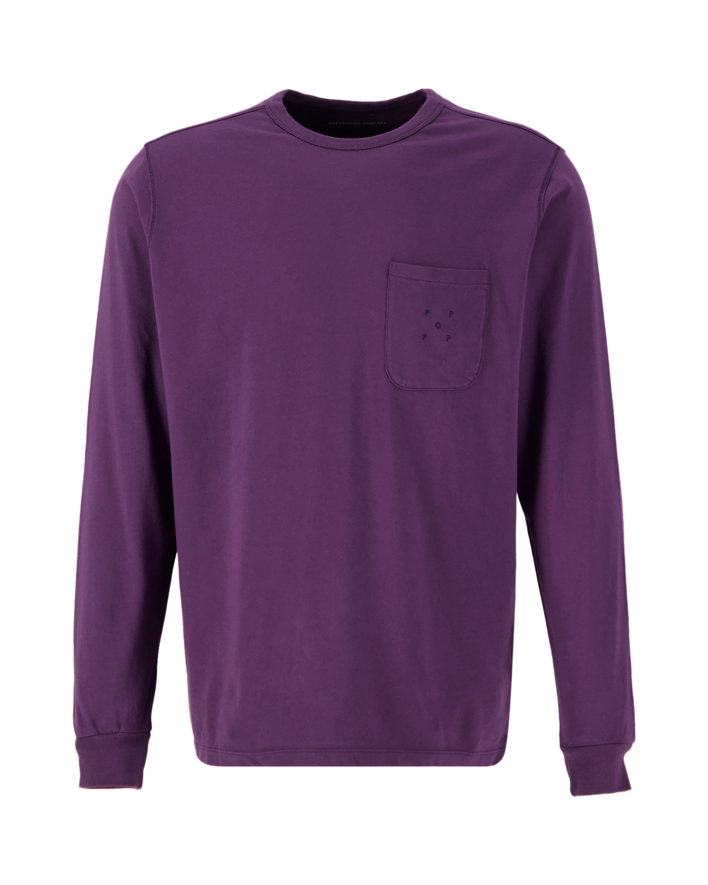 POP Trading Company Pocket Longsleeve T-Shirt PAARS 1