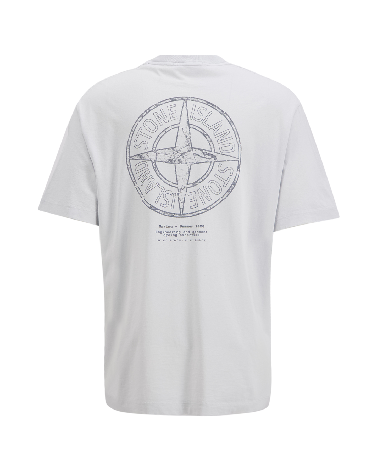 Stone Island S0285 Print T-Shirt LICHTBLAUW 1