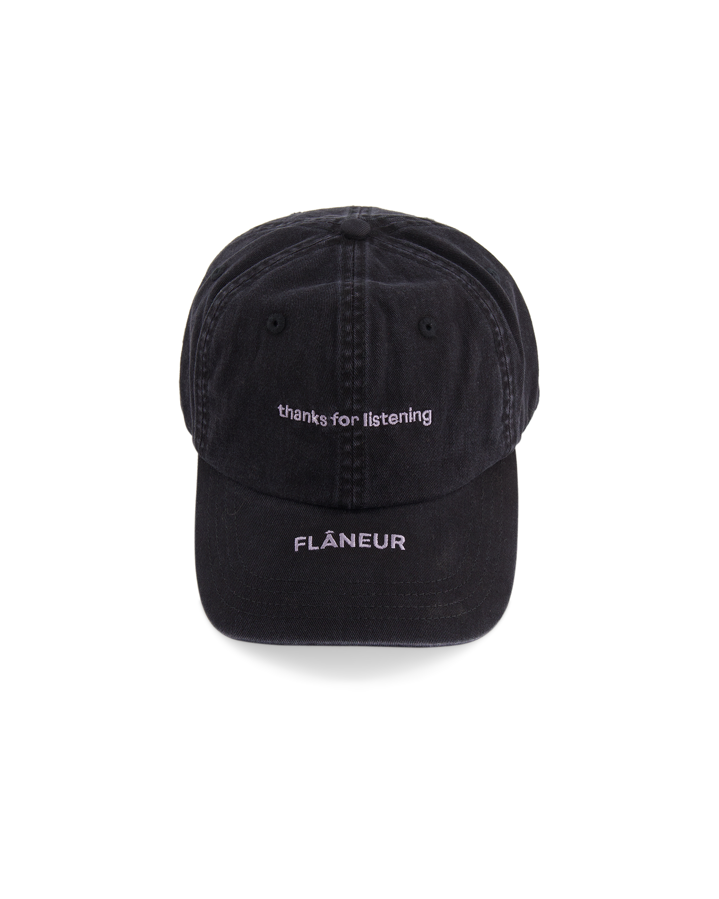 Flaneur Listening Cap ZWART 1