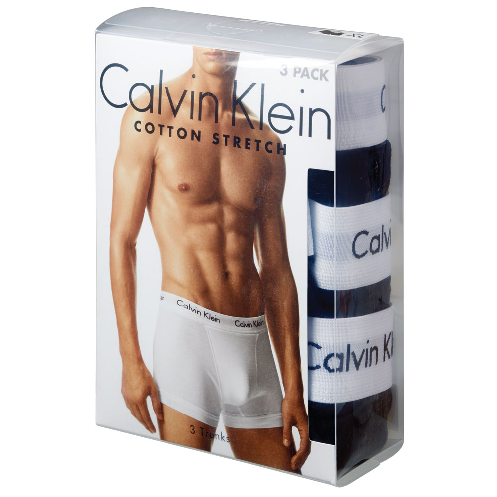 Calvin Klein Trunk 3P ZWART 1