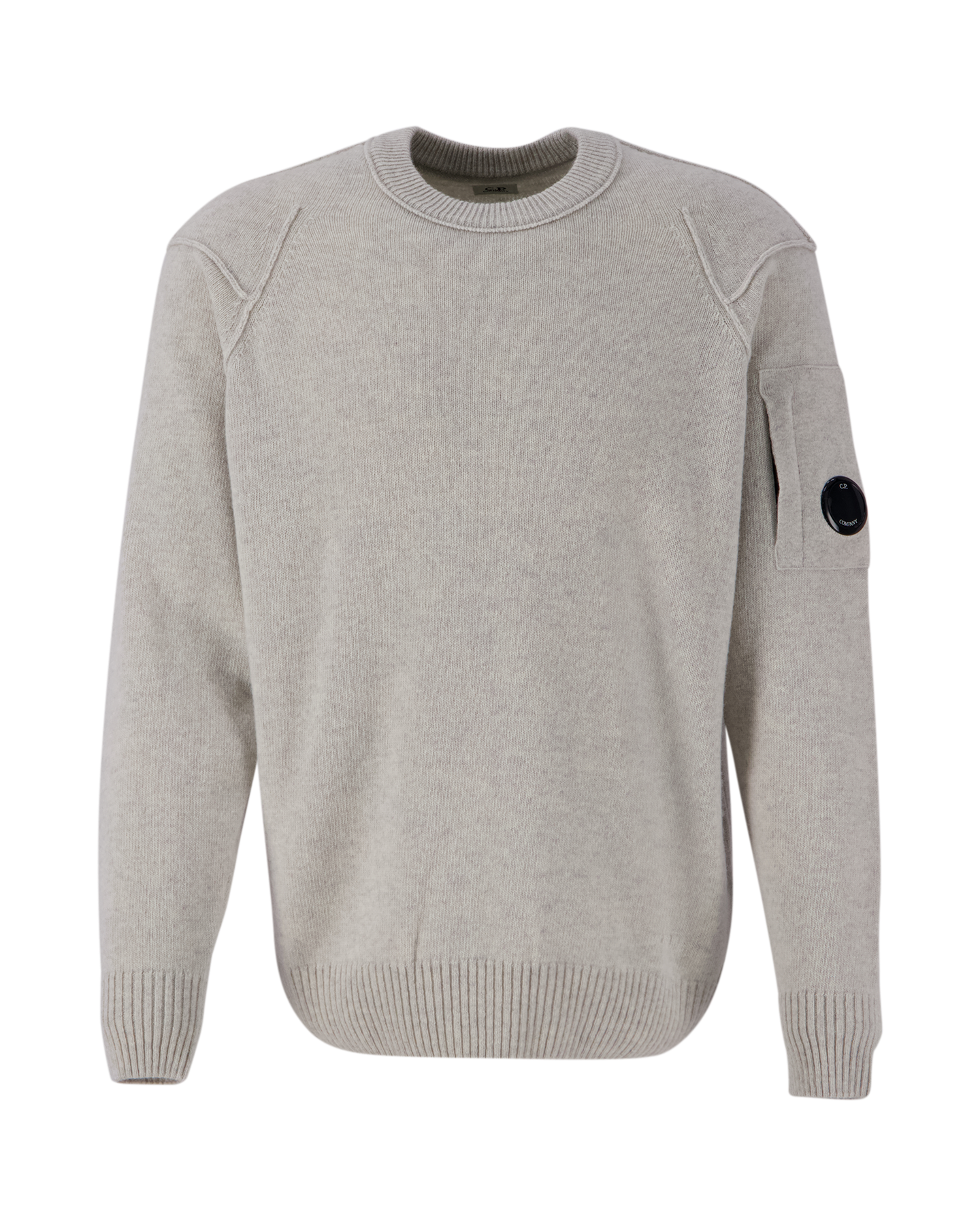 C.P. Company Lambswool Crew Neck Knit CREME 1