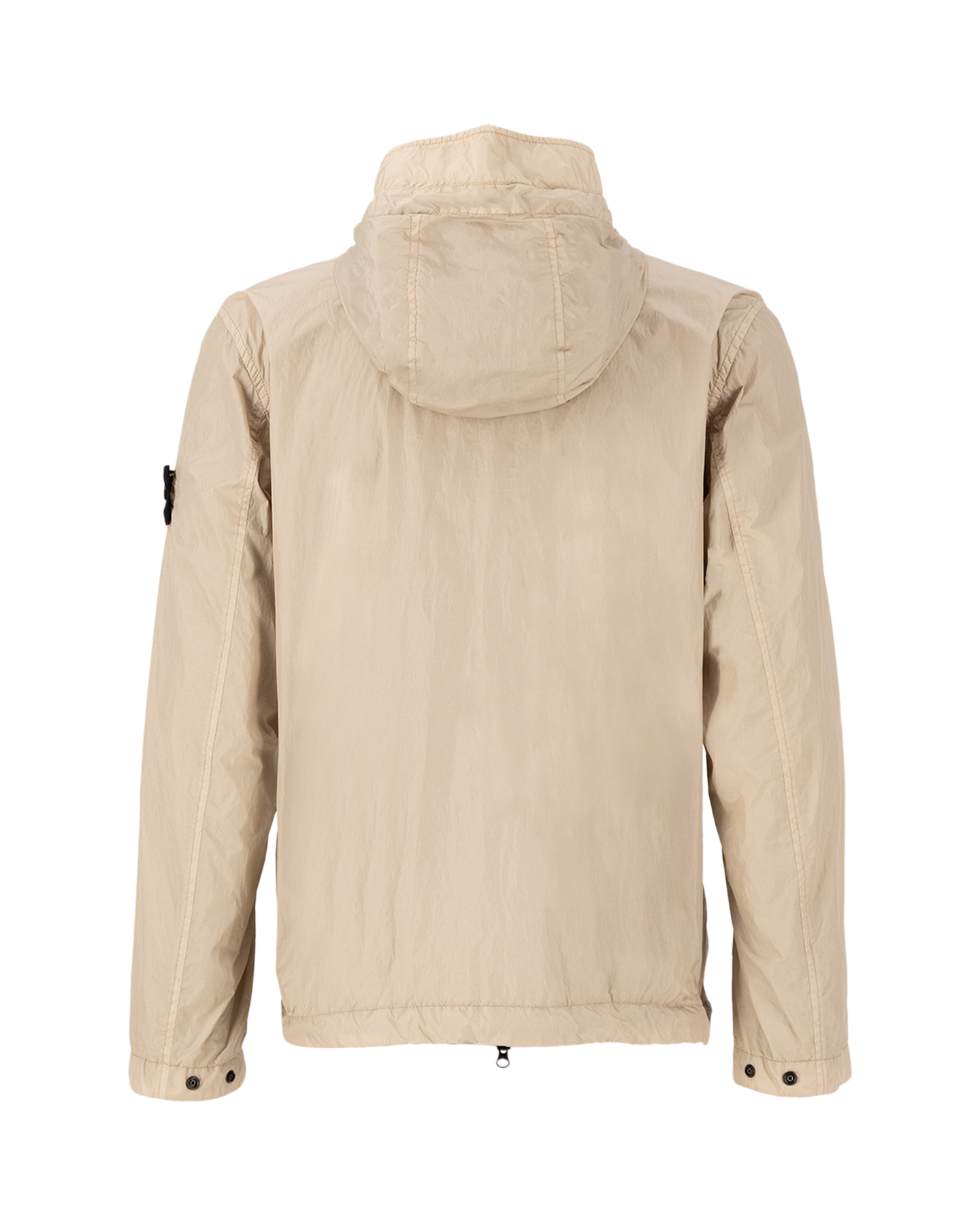 Stone Island 40522 Garment Dyed Crinkle Reps Hooded Jacket TAUPE 2