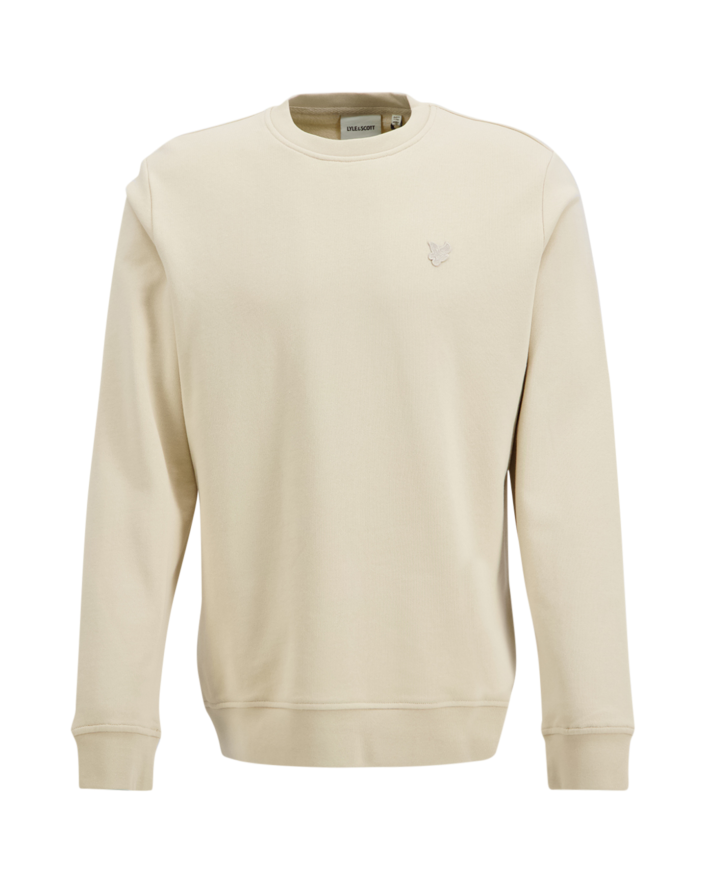 Lyle & Scott Superfine Crew Neck Sweatshirt BEIGE 1