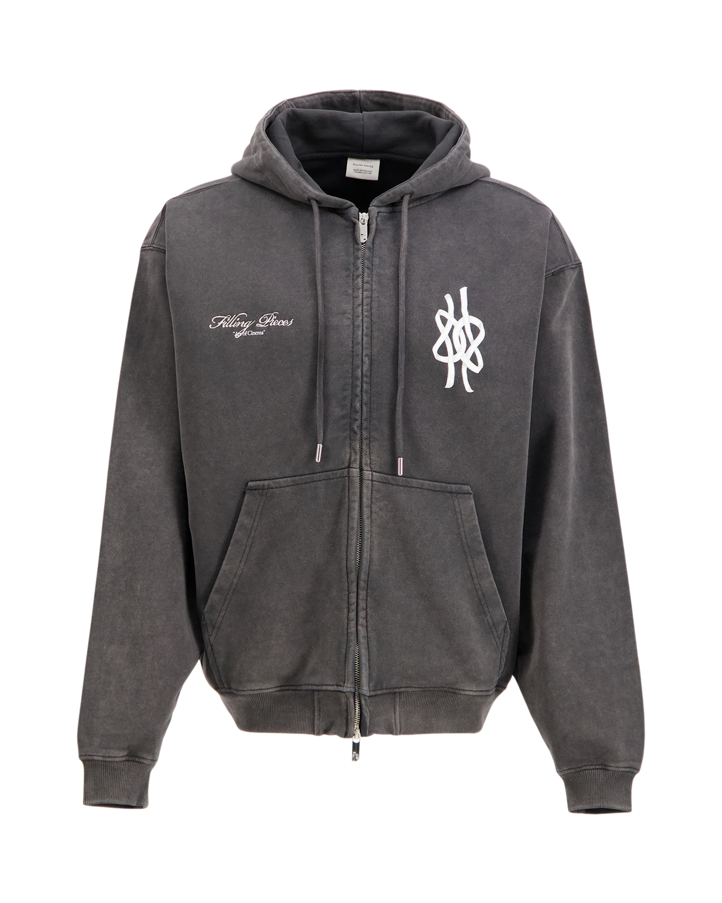 Filling Pieces Zip Hoodie Film Strip ZWART 2