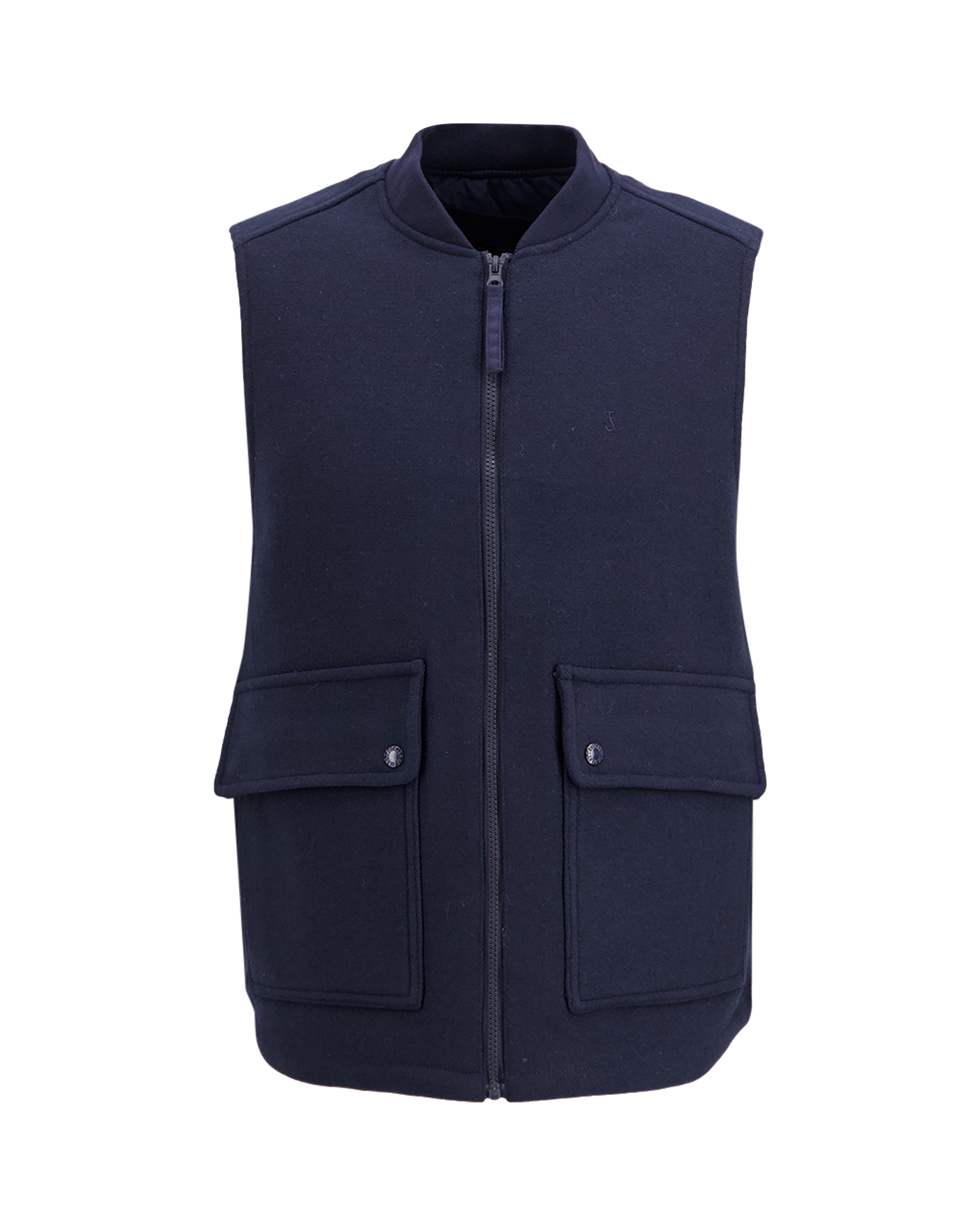 Butcher of Blue Dash Wool Vest BLAUW 1
