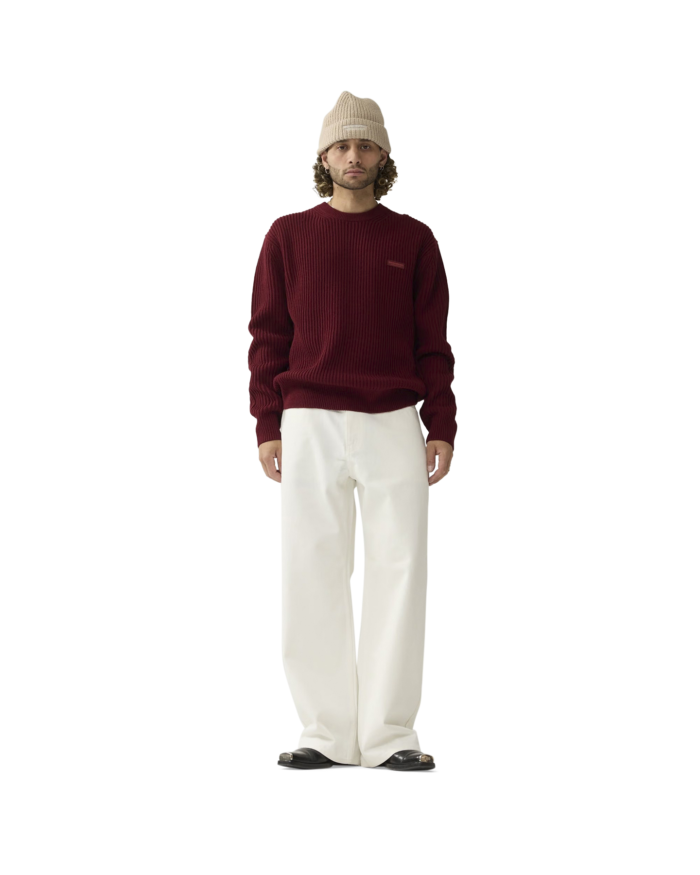 New Amsterdam Surf Association Knitted Crewneck ROOD 4