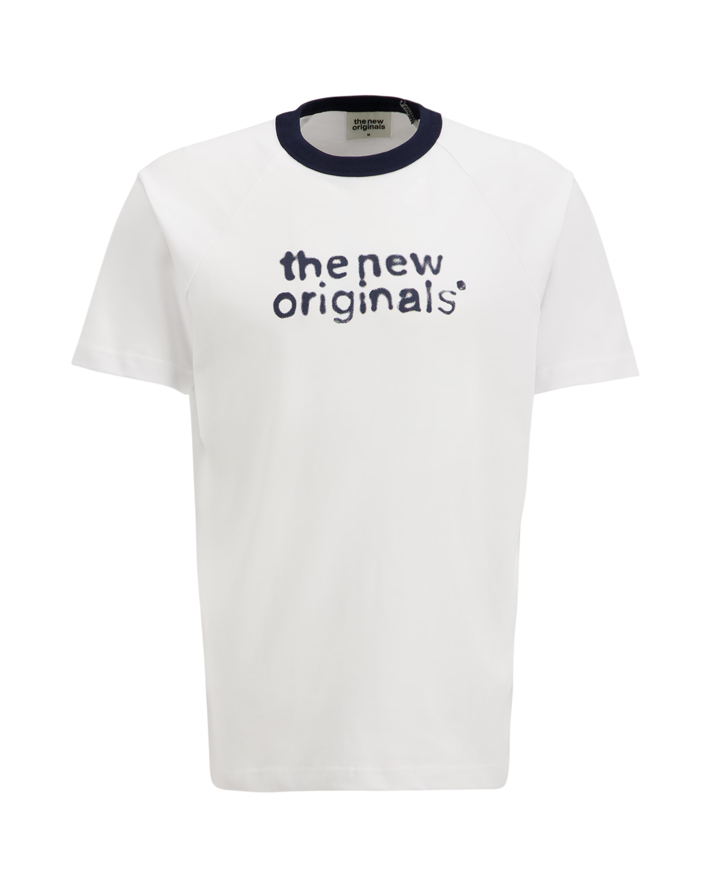 The New Originals Airbrushed Emblem Raglan Tee WIT 1