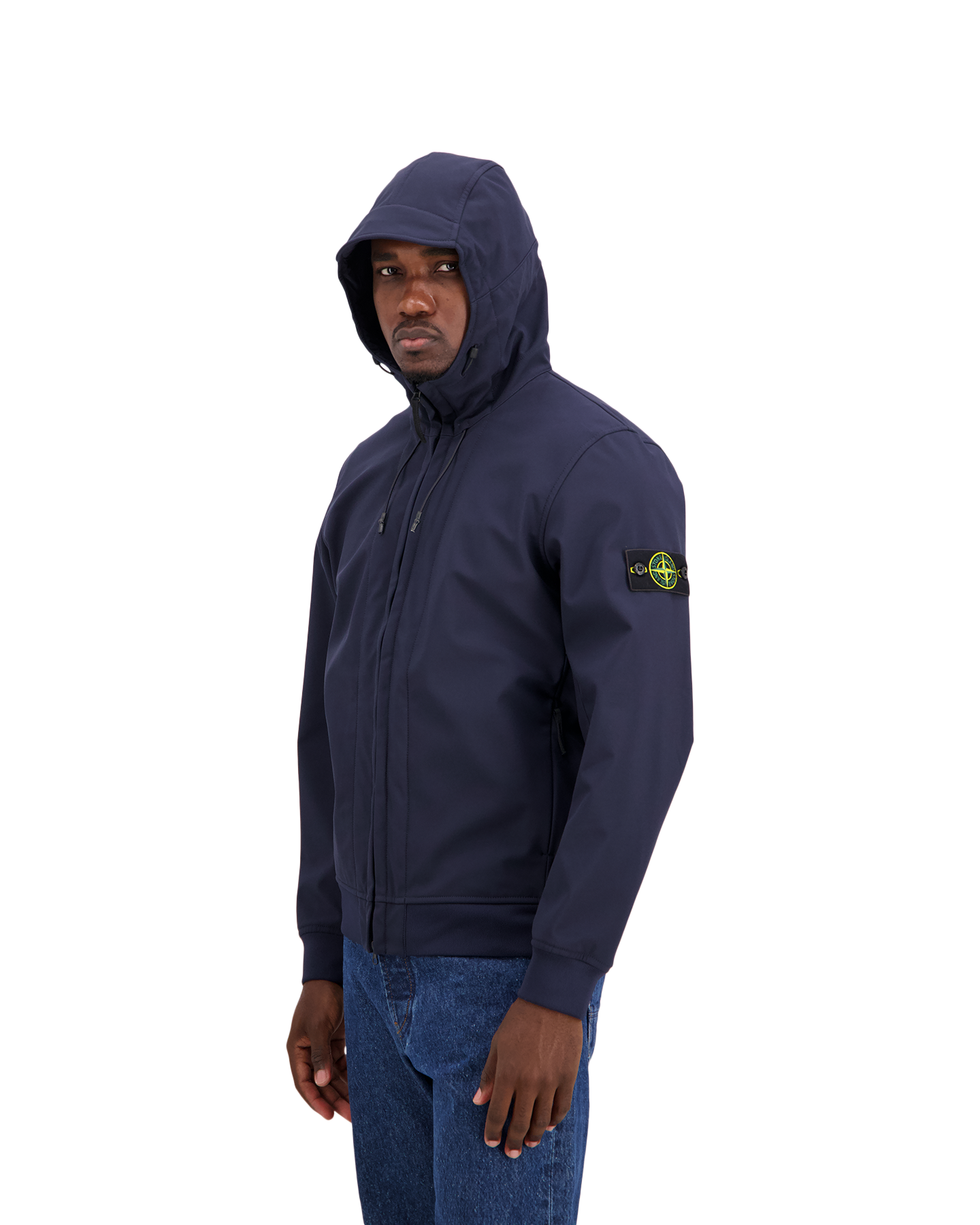 Stone Island Q100004 Biker Jas DONKERBLAUW 3