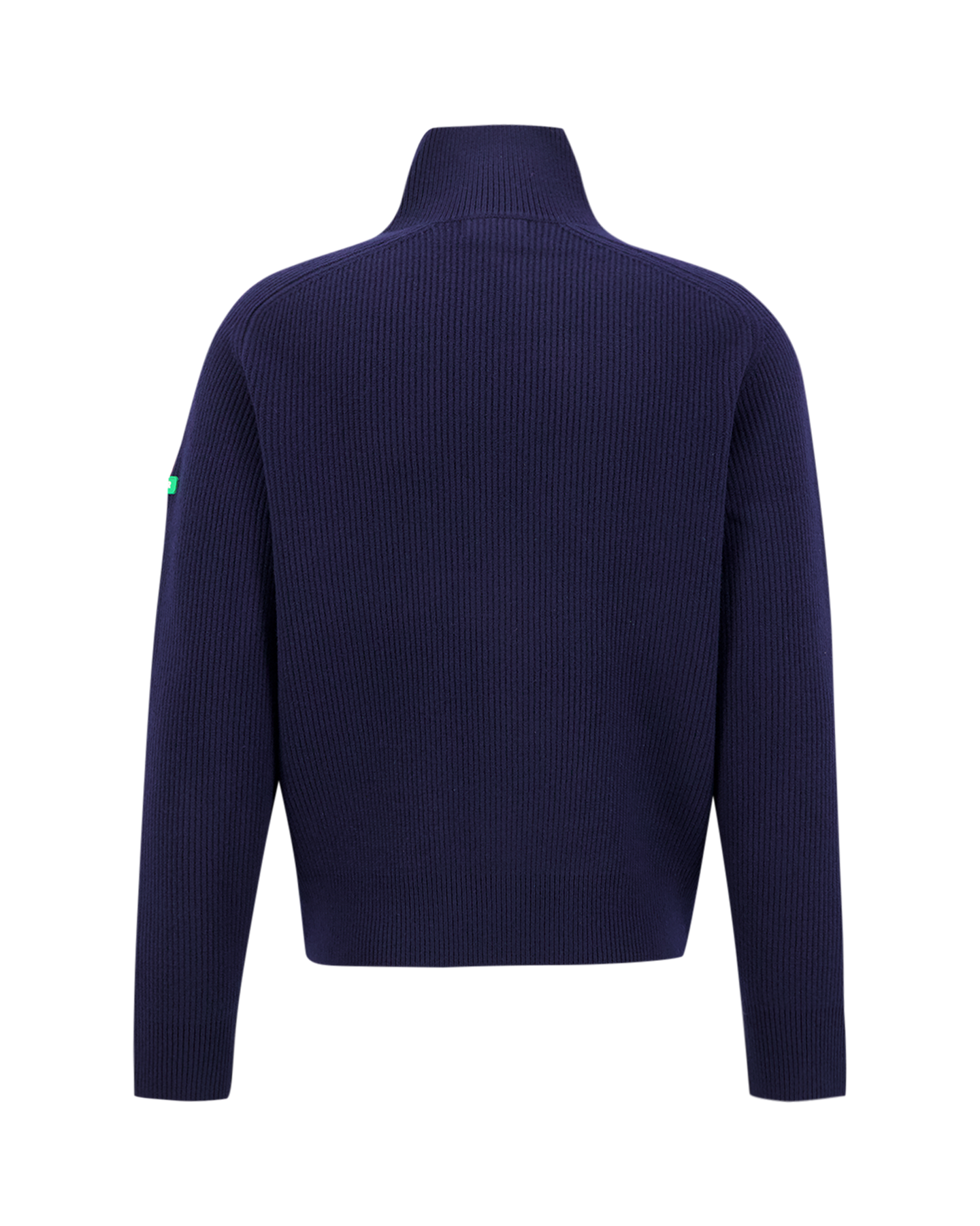 Flaneur Badge Knit Cardigan DONKERBLAUW 2