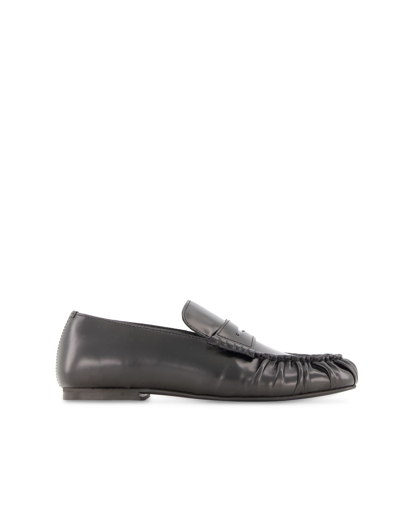 Alohas Aven Black Leather Loafers ZWART 1