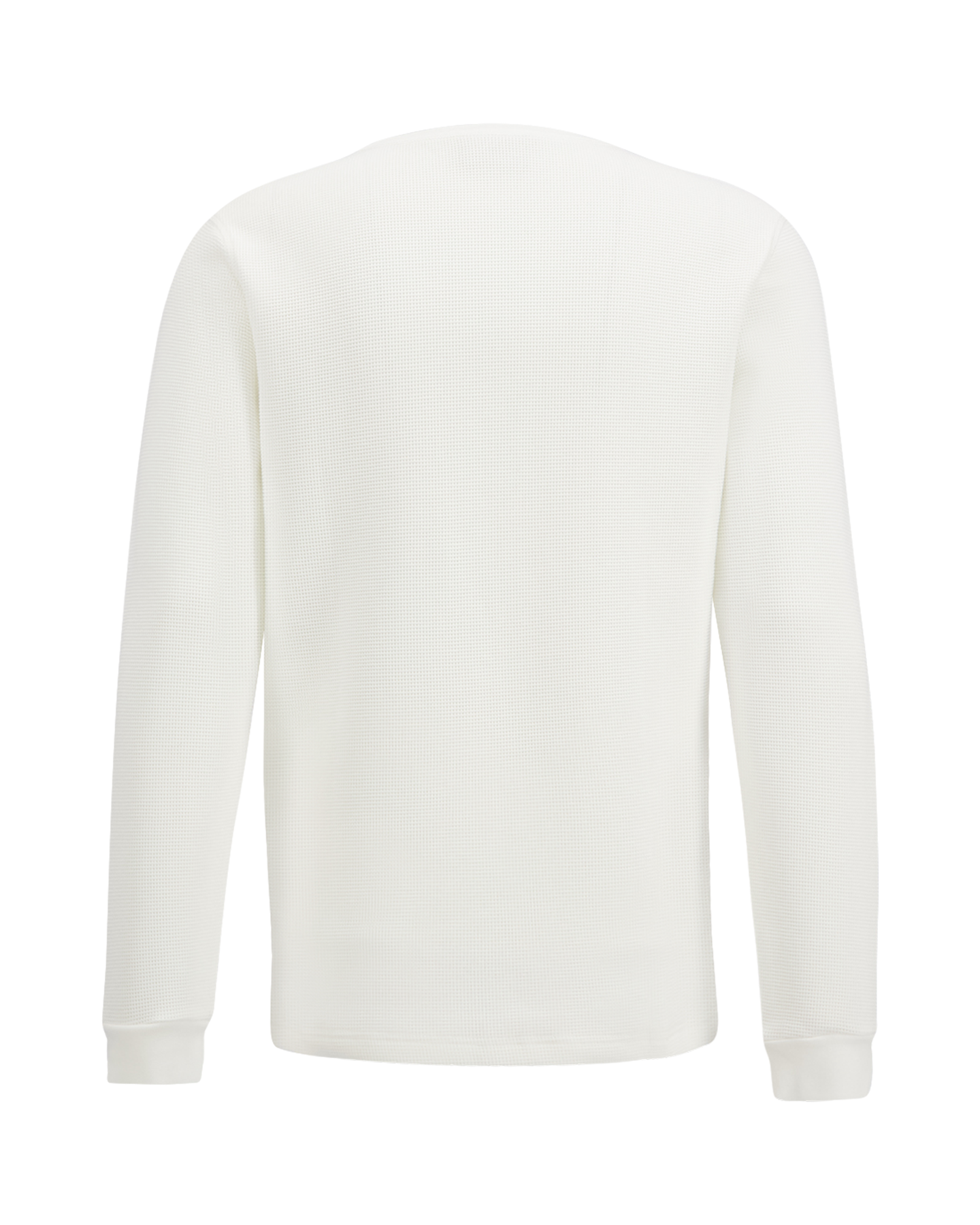 Drole de Monsieur D Mirror Waffle Longsleeve T-Shirt WIT 2