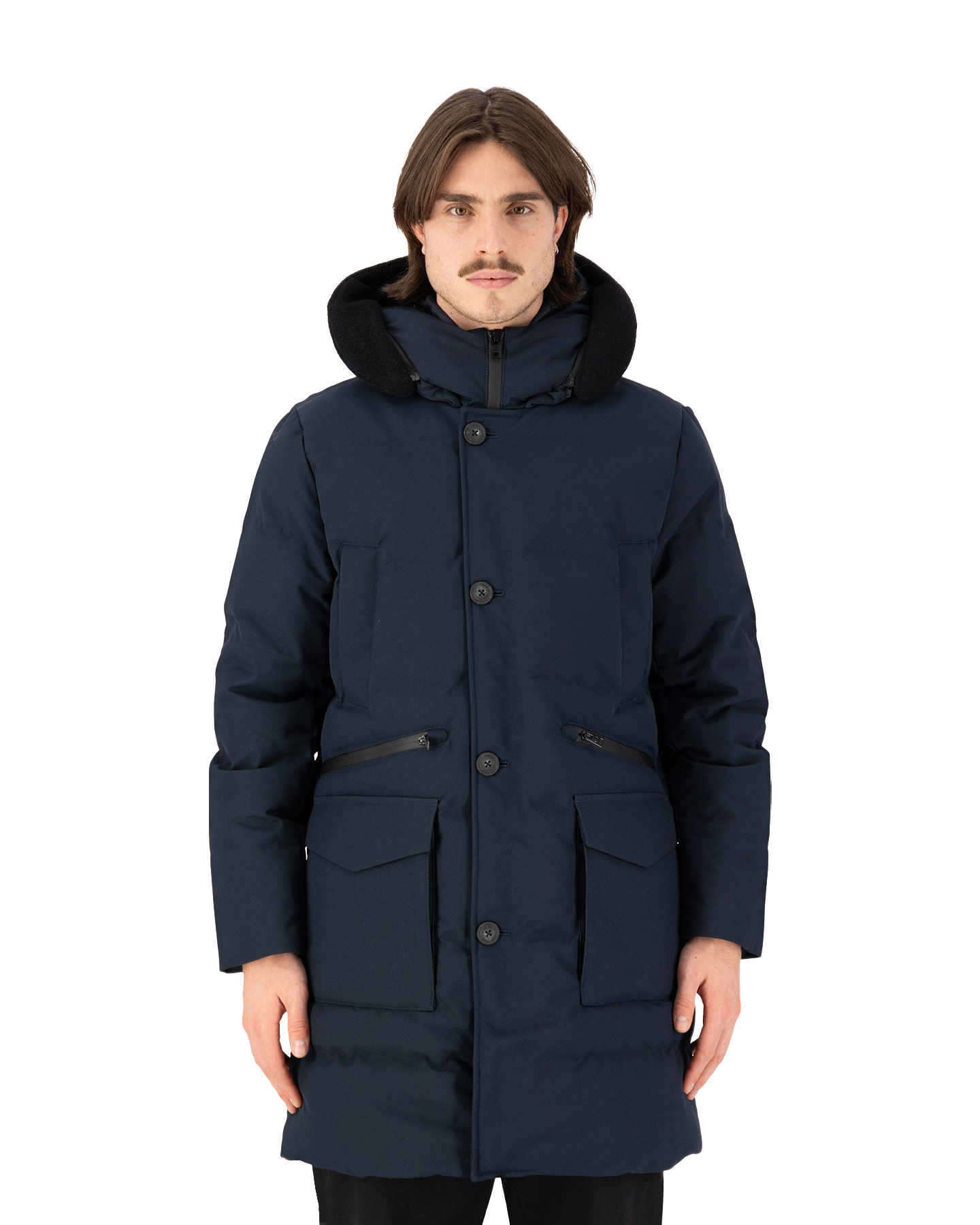 Woolrich Seam Sealed Parka DONKERBLAUW 4