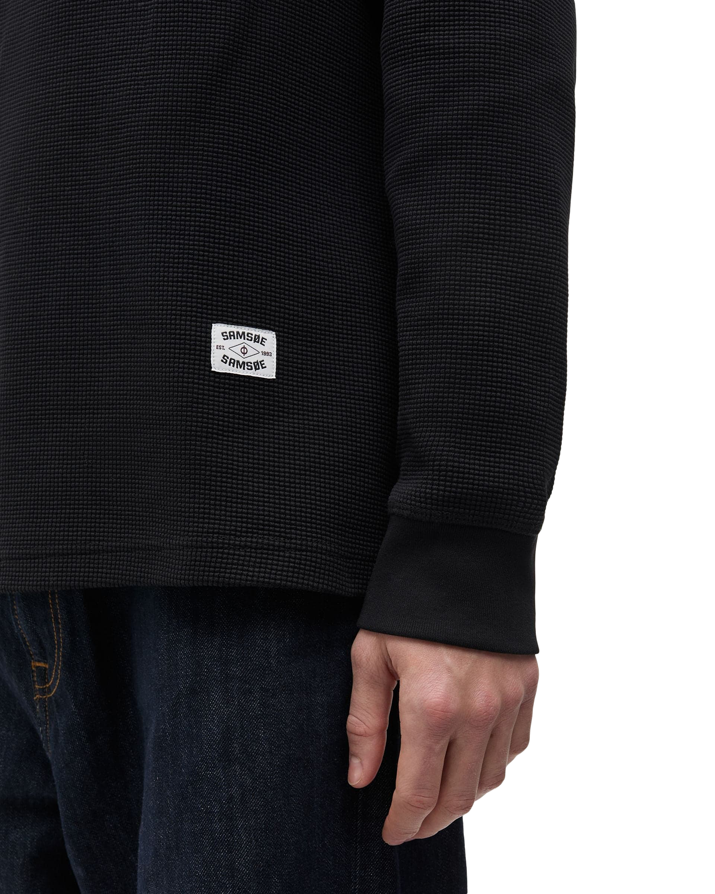 Samsøe Samsøe Safellow Ls T Shirt 15917 ZWART 5
