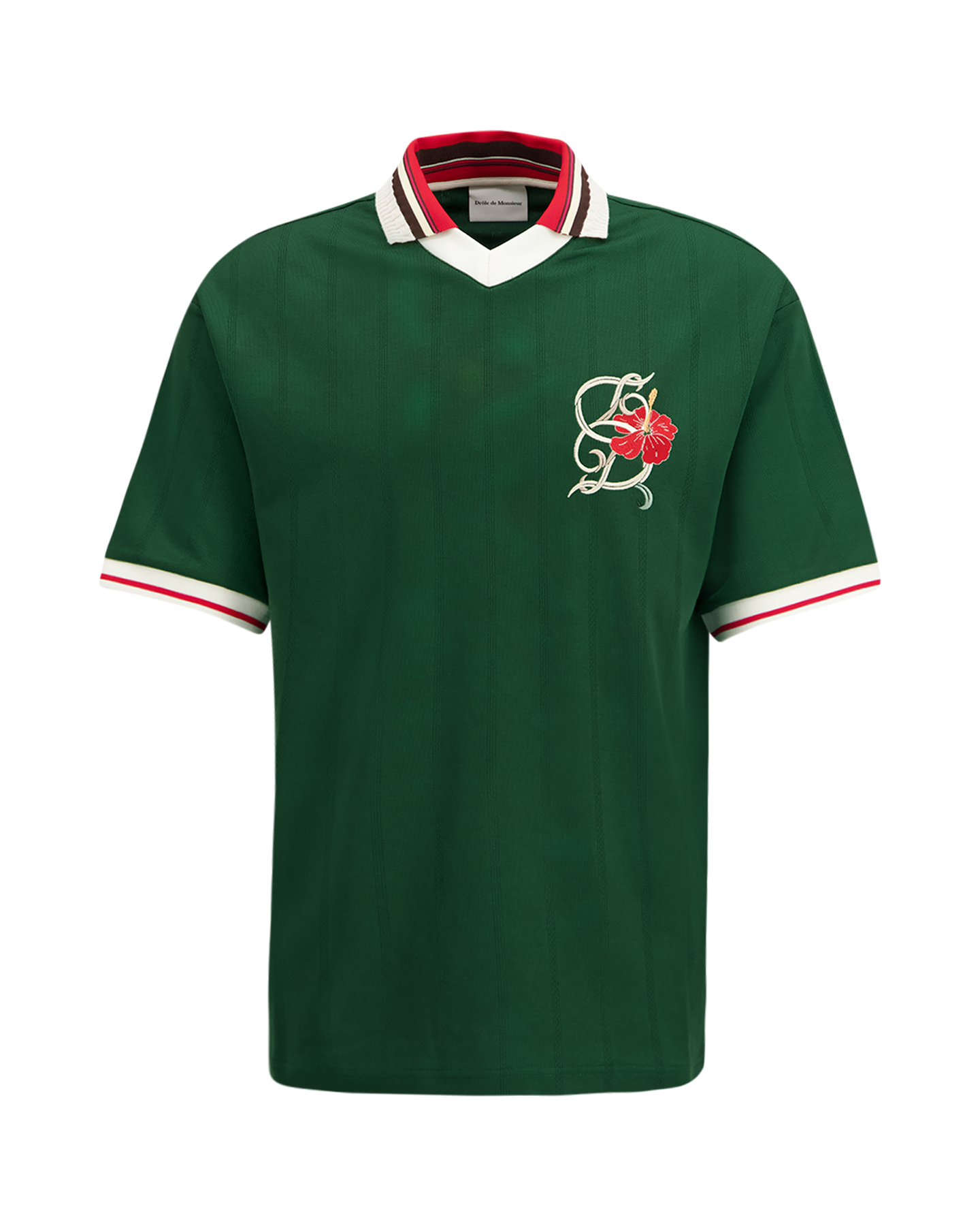 Drole de Monsieur Polo D Hibiscus DONKERGROEN 1
