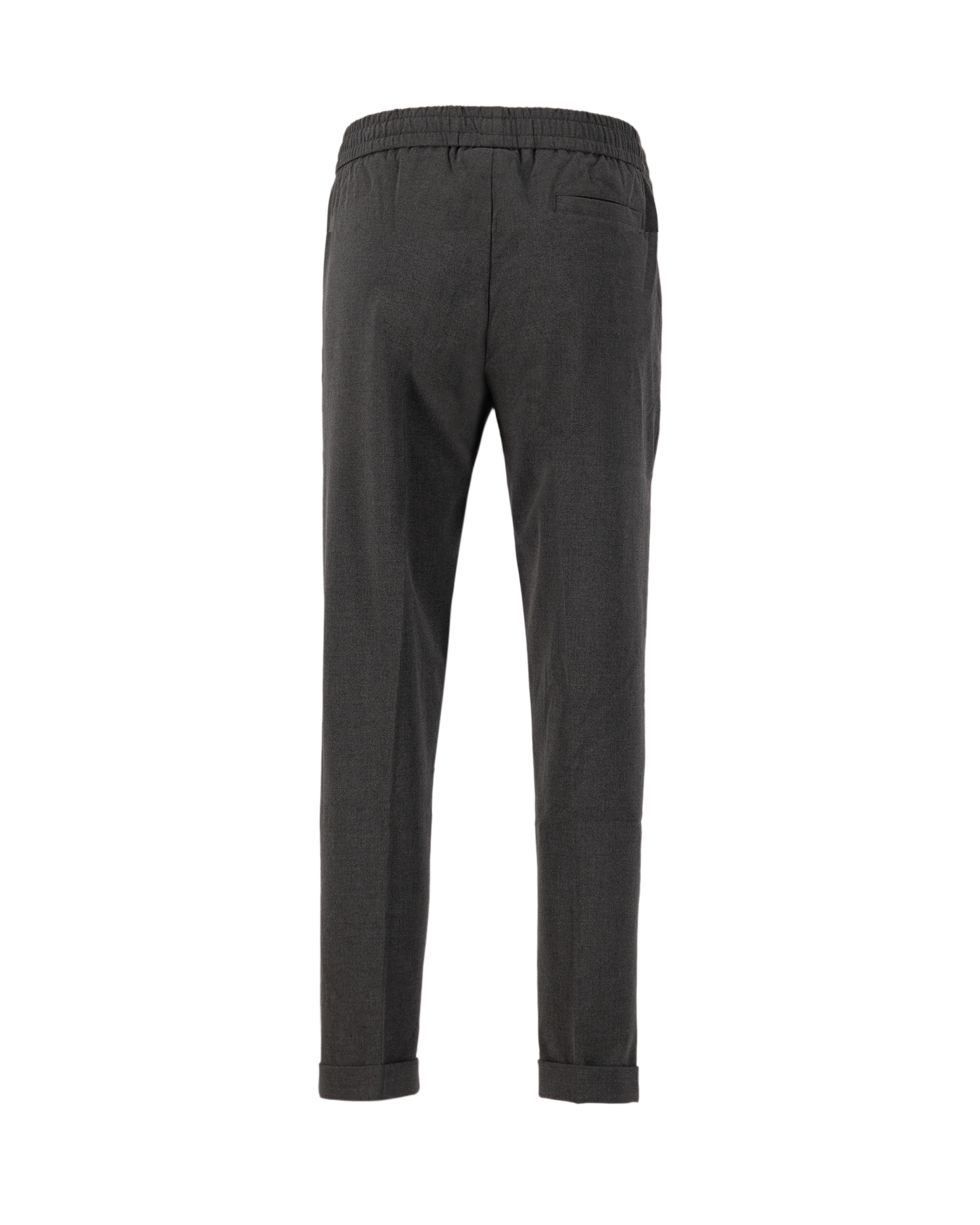 Olaf Hussein Olaf Wooly Slim Elasticated Trousers DONKERGRIJS 2