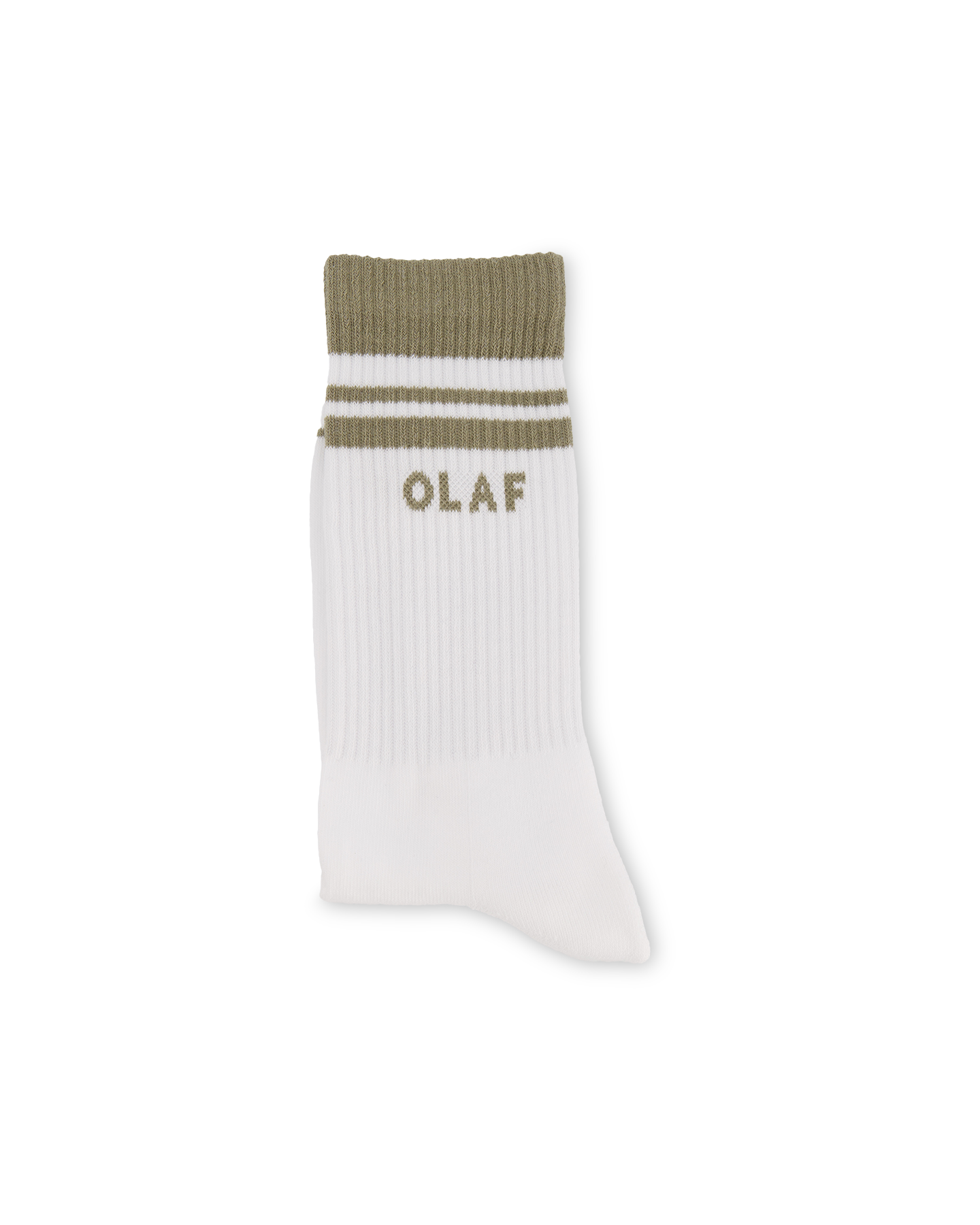 OLAF Stripe Varsity Socks WIT 1