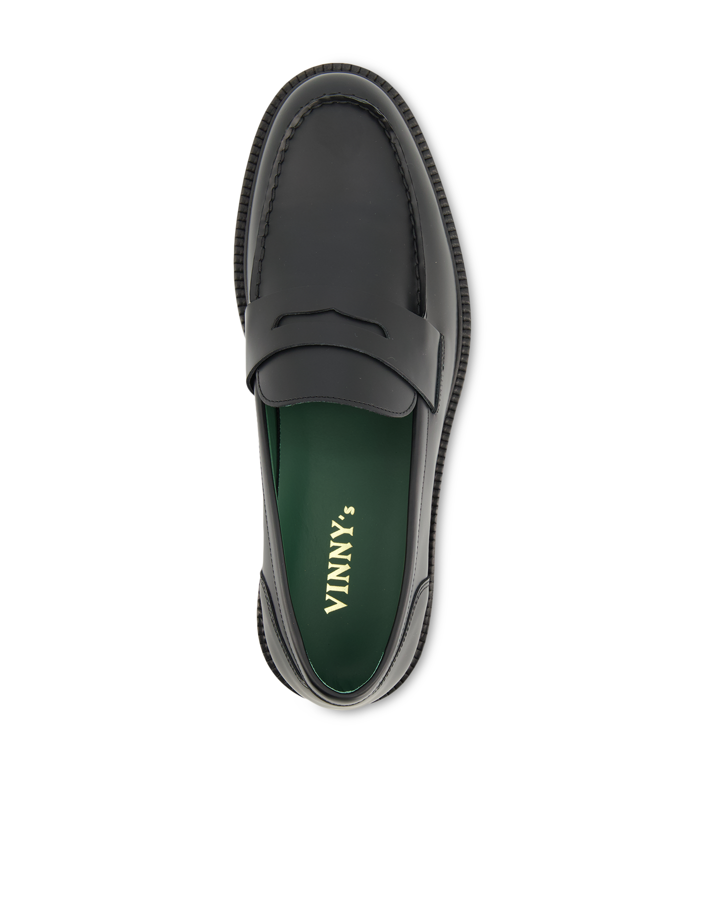 Vinny's Townee Penny Loafer ZWART 5