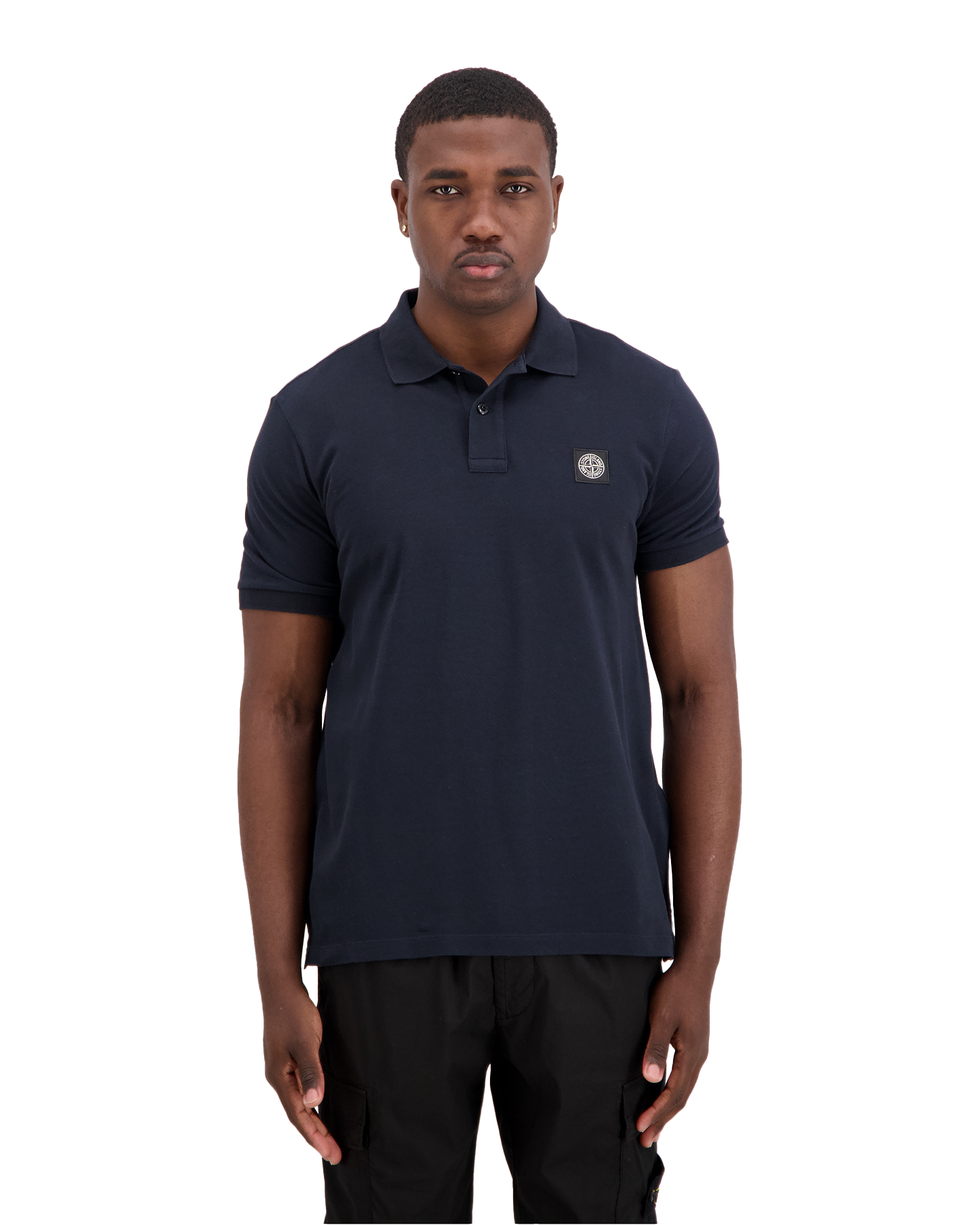 Stone Island S0017 Polo DONKERBLAUW 3