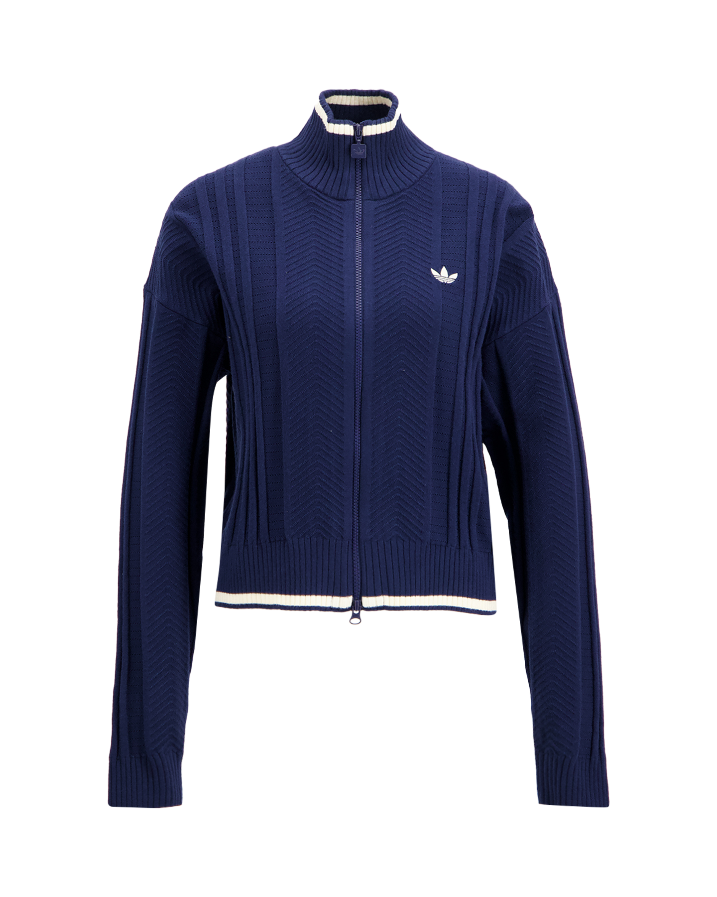 adidas Knit Firebird Tracktop DONKERBLAUW 1