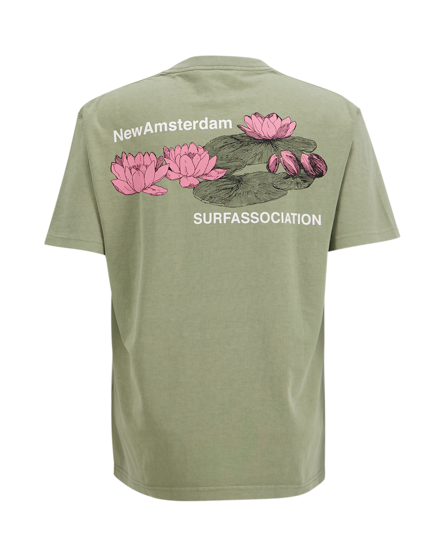 New Amsterdam Surf Association Lilies Tee GROEN 1