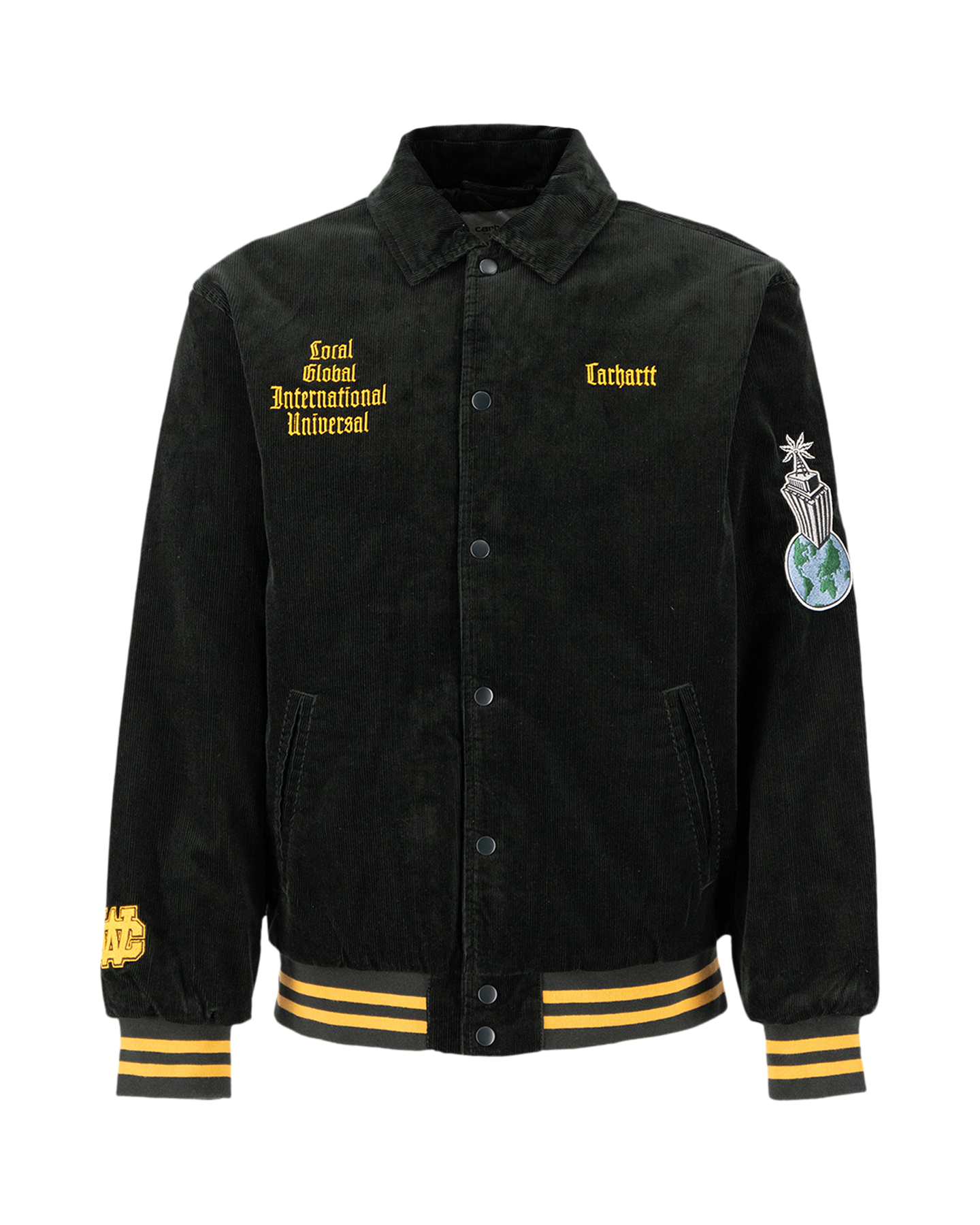 Carhartt WIP Letterman Jacket GEEL 1
