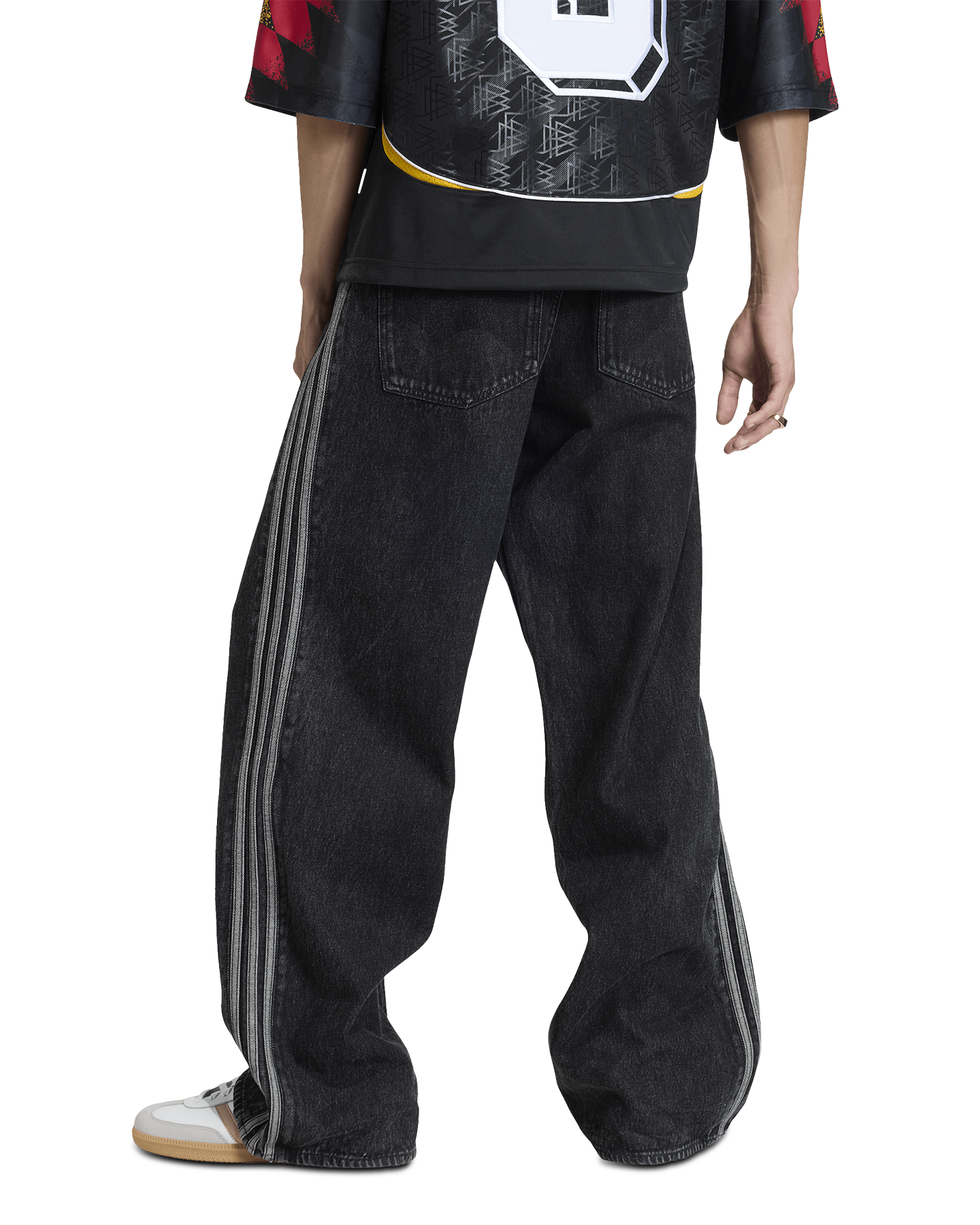 adidas Firebird Jeans ZWART 5