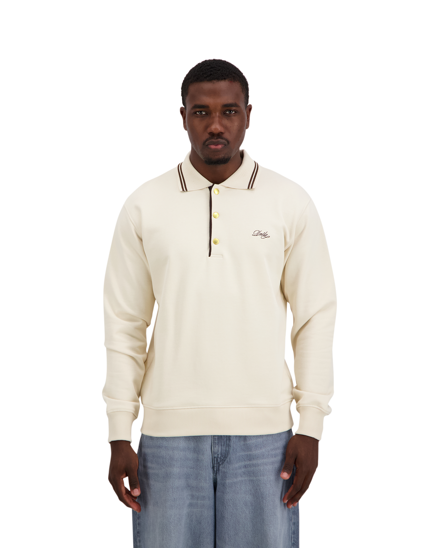 Drole de Monsieur Drole Polo BEIGE 3