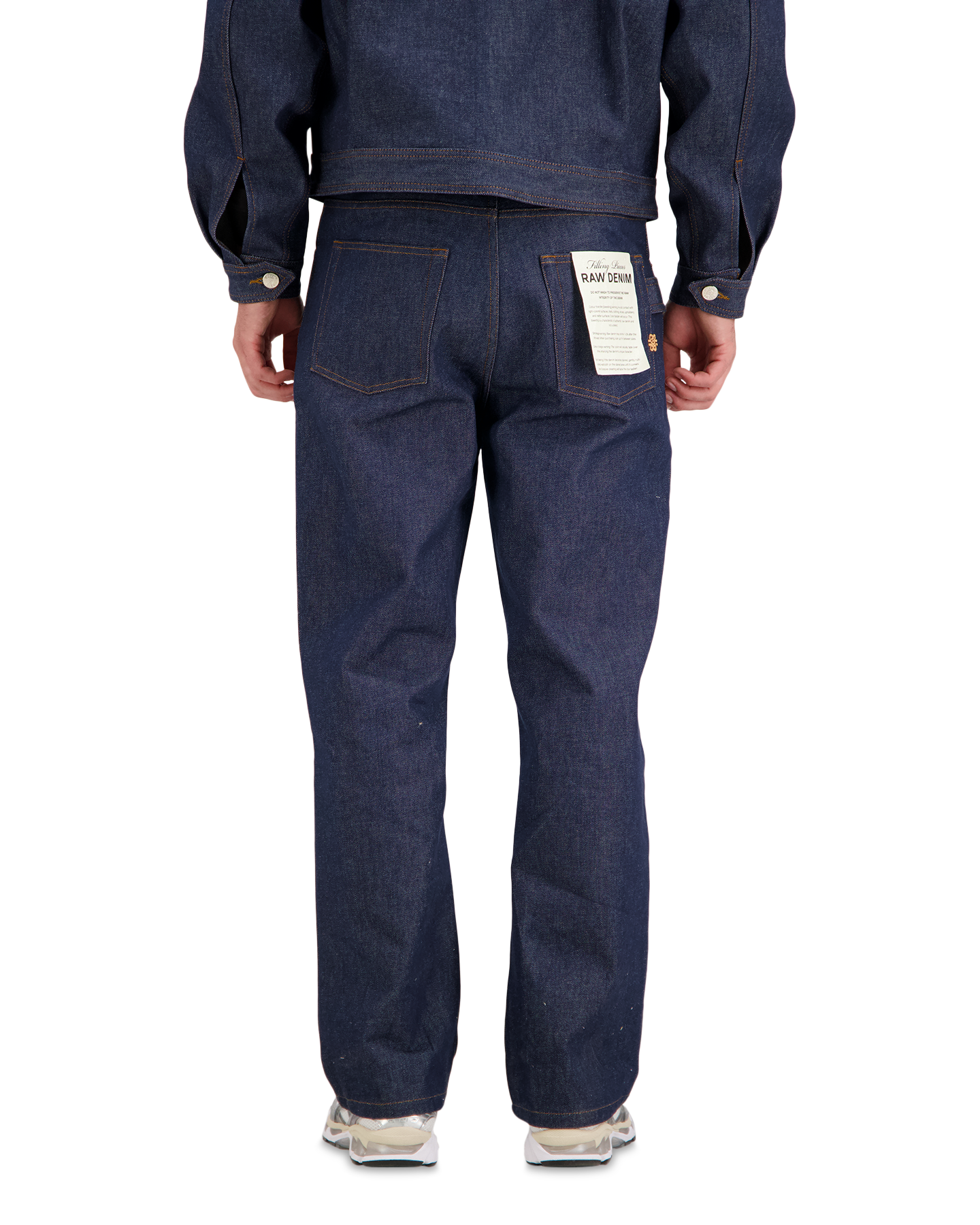 Filling Pieces Denim Pants Raw DONKERBLAUW 5