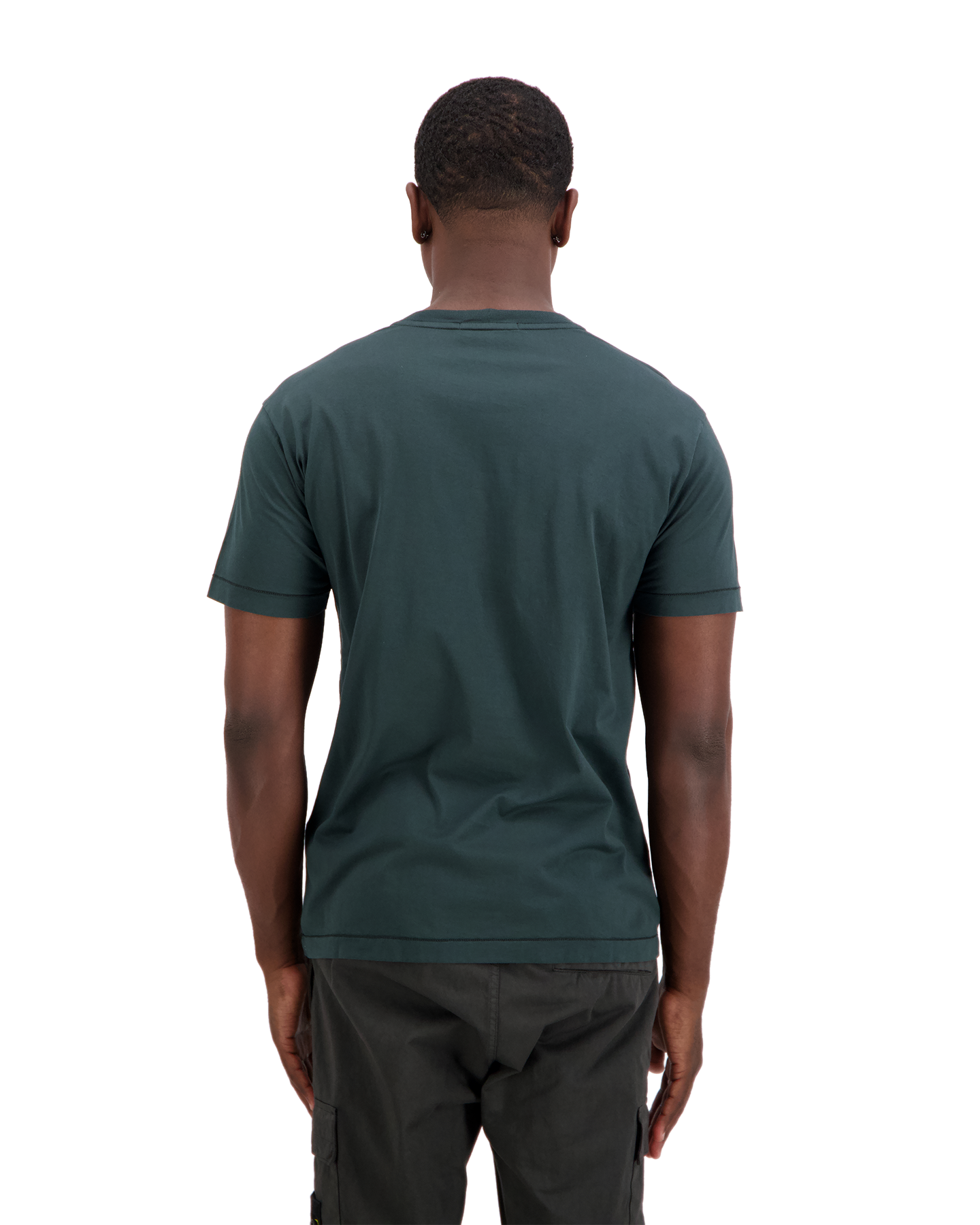 Stone Island 2100027 T Shirt Ss DONKERGROEN 4