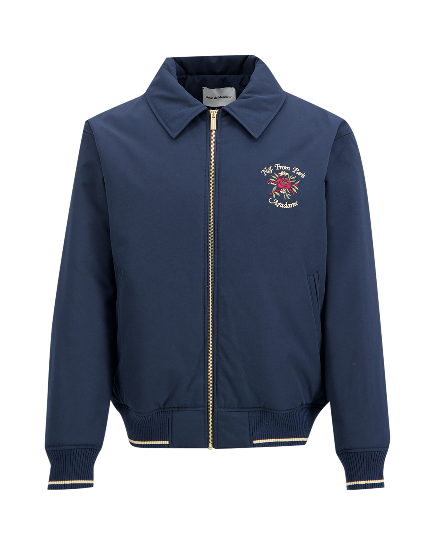 Drole de Monsieur Bomber Slogan Rose DONKERBLAUW 2