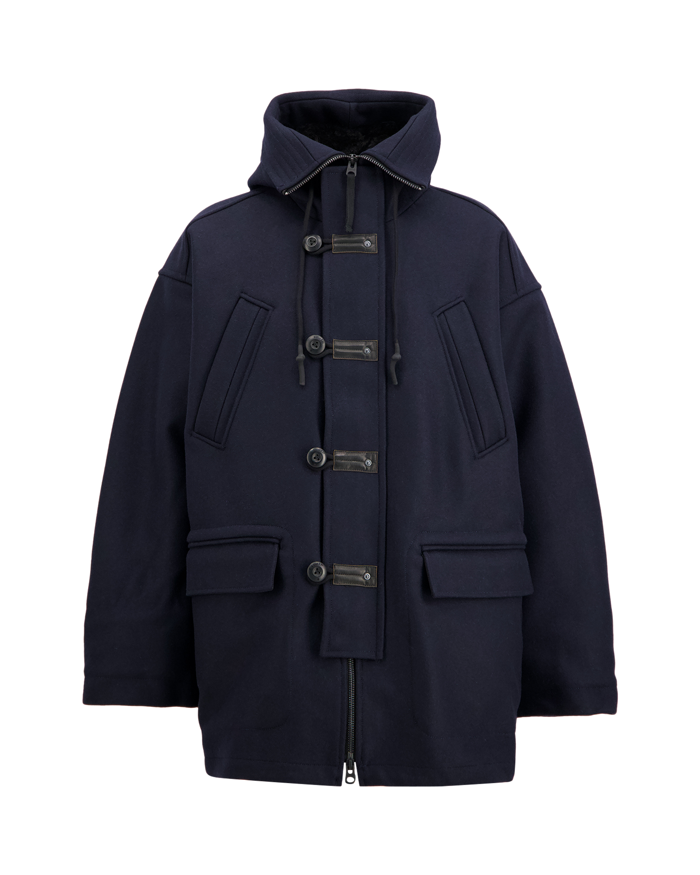 G-Star A Wool Duffle coat DONKERBLAUW 1